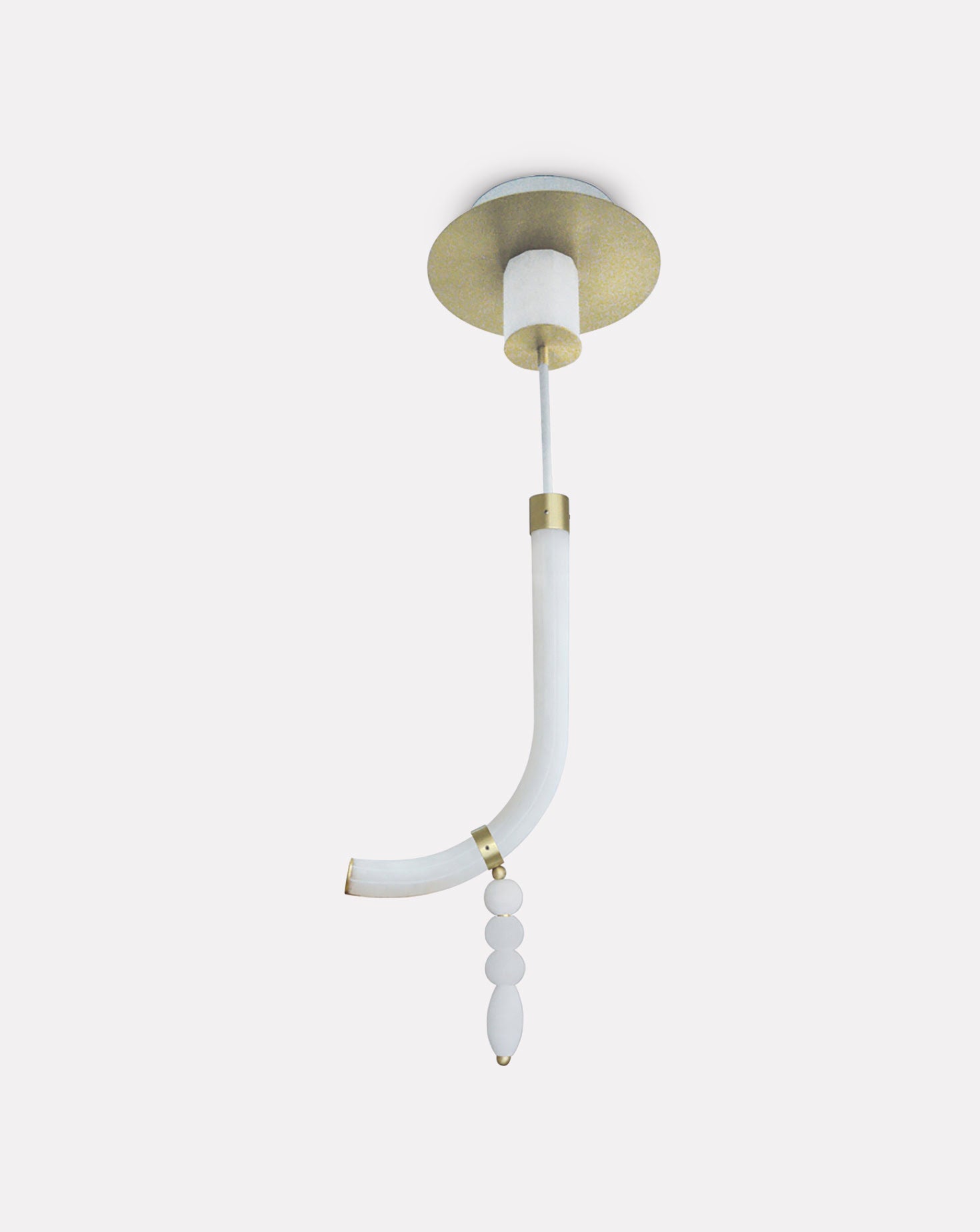 Canne Satin Brass Pendant