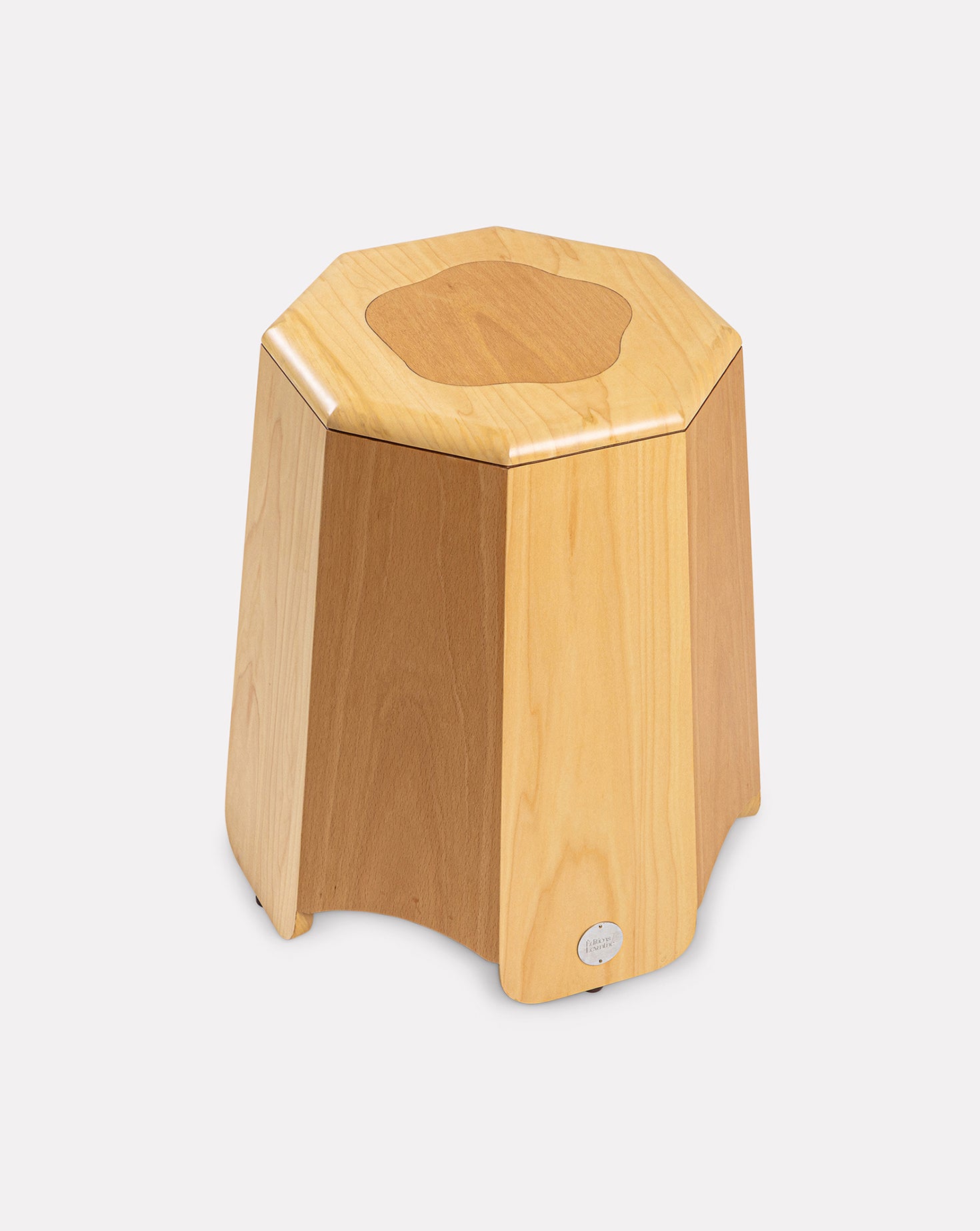 Saif Natual Wood Stool