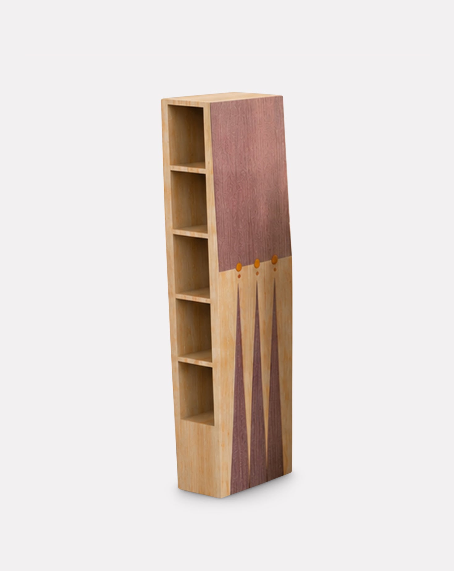 Sarou Maple Wood Bookcase Cabinet