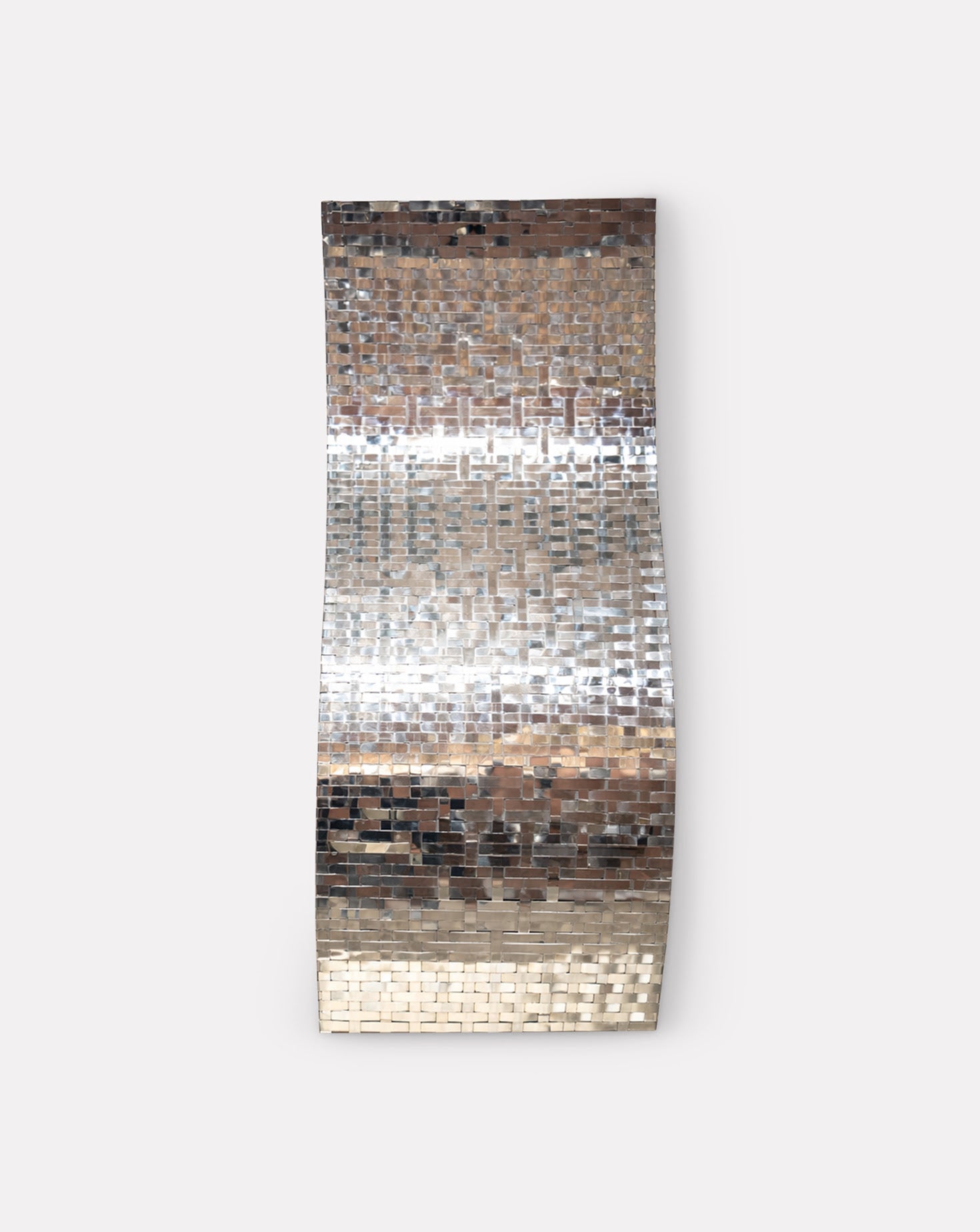 Serpentine Woven Steel Wall Art
