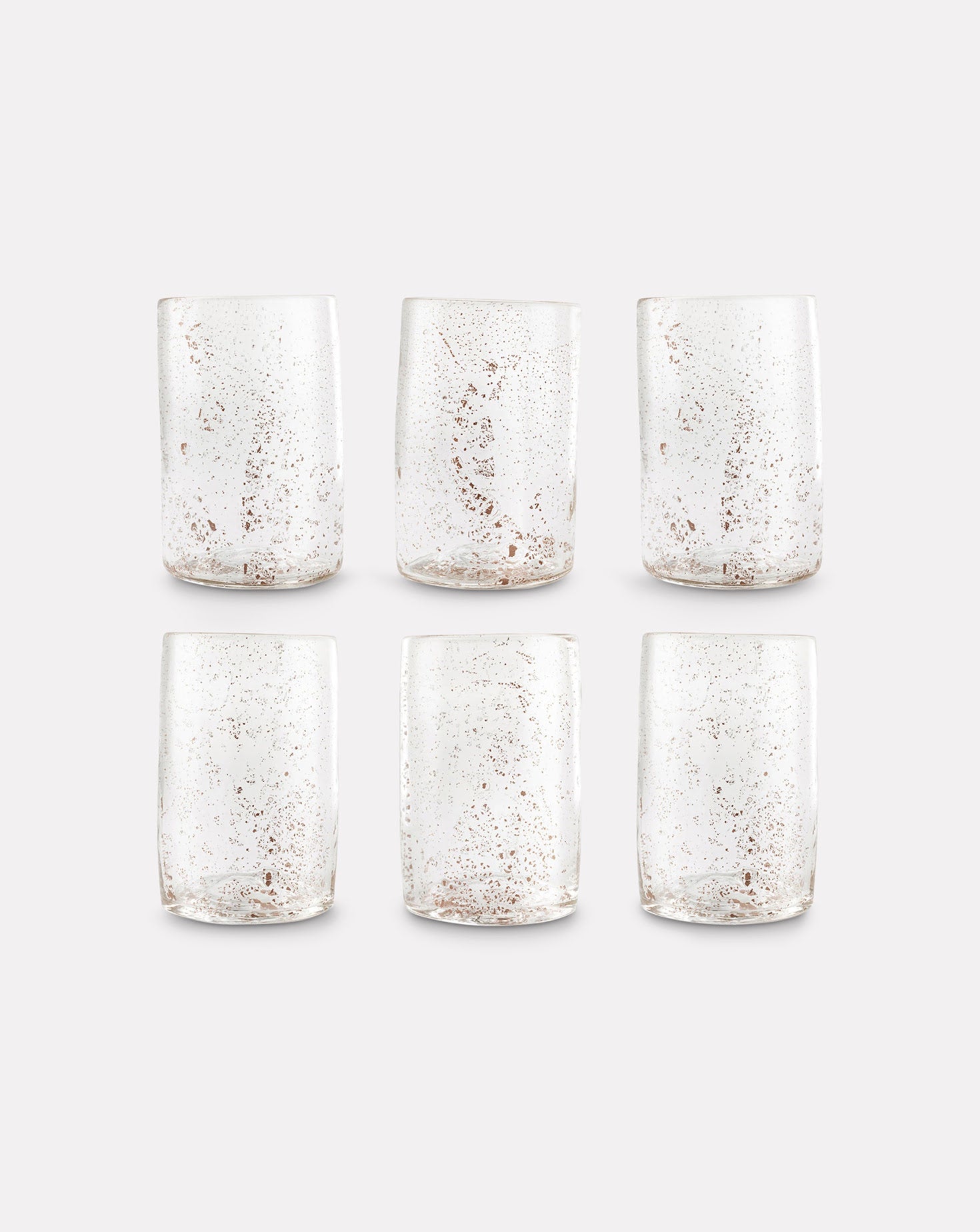 Set of 6 Fleck Gold Tumblers