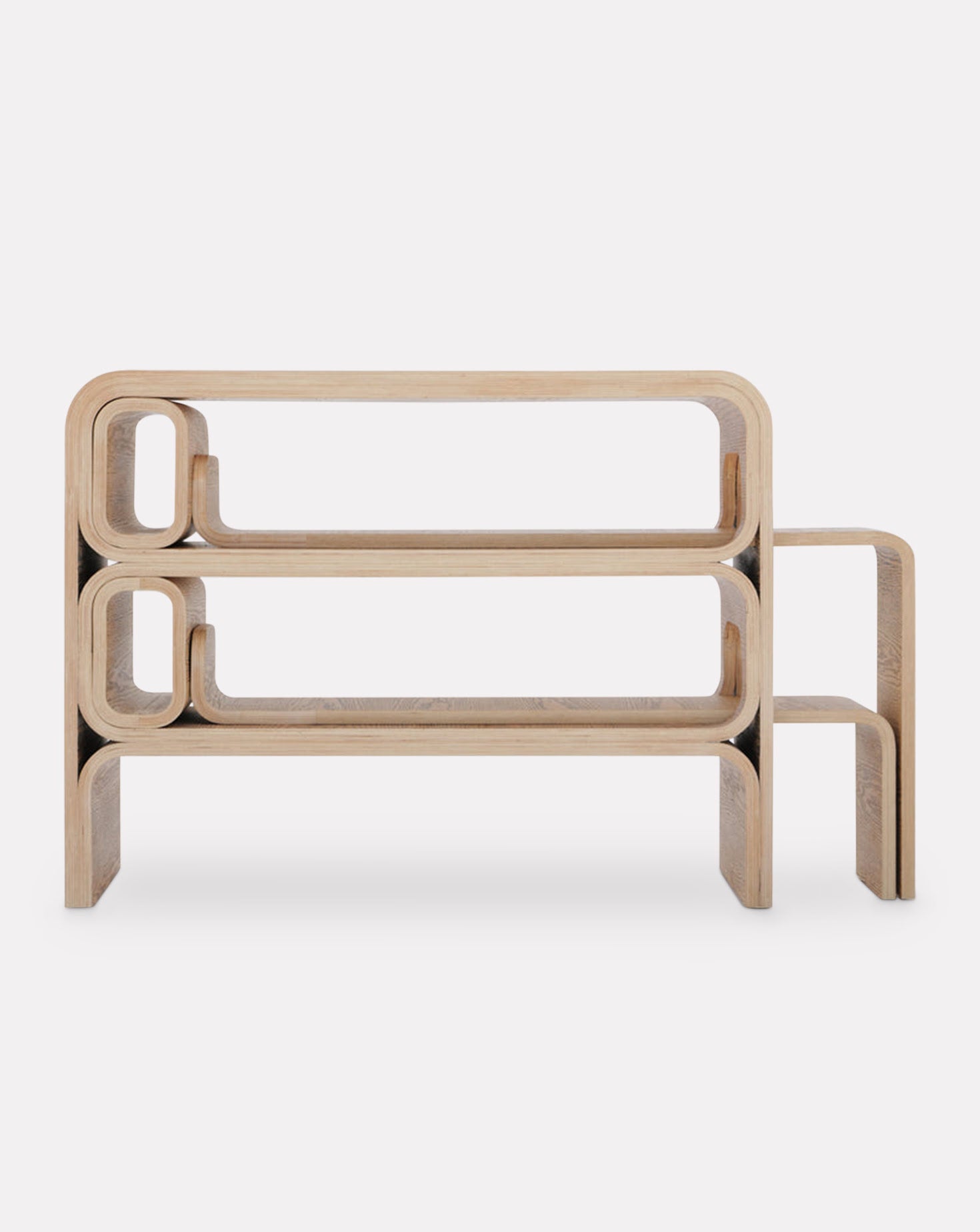 Shelly Oak Wood Bench