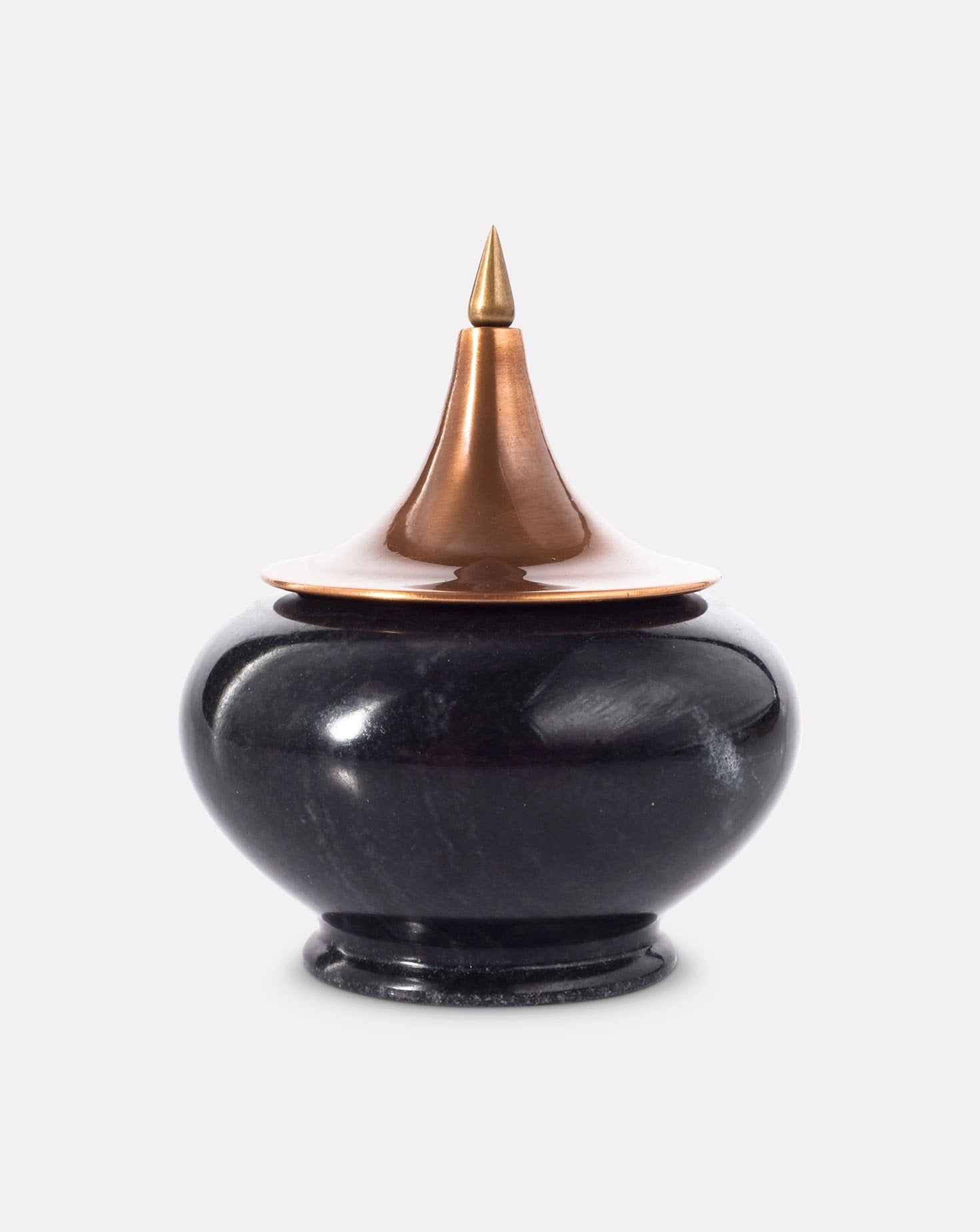 Spire Marble and Copper Black Vessel Sets of 4