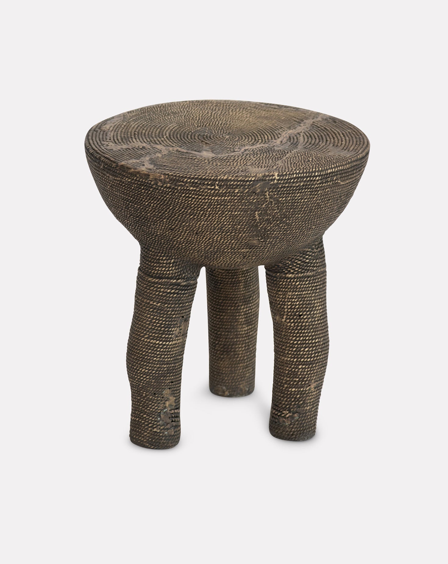 Tri Cone N1 Dhokra Accent Stool