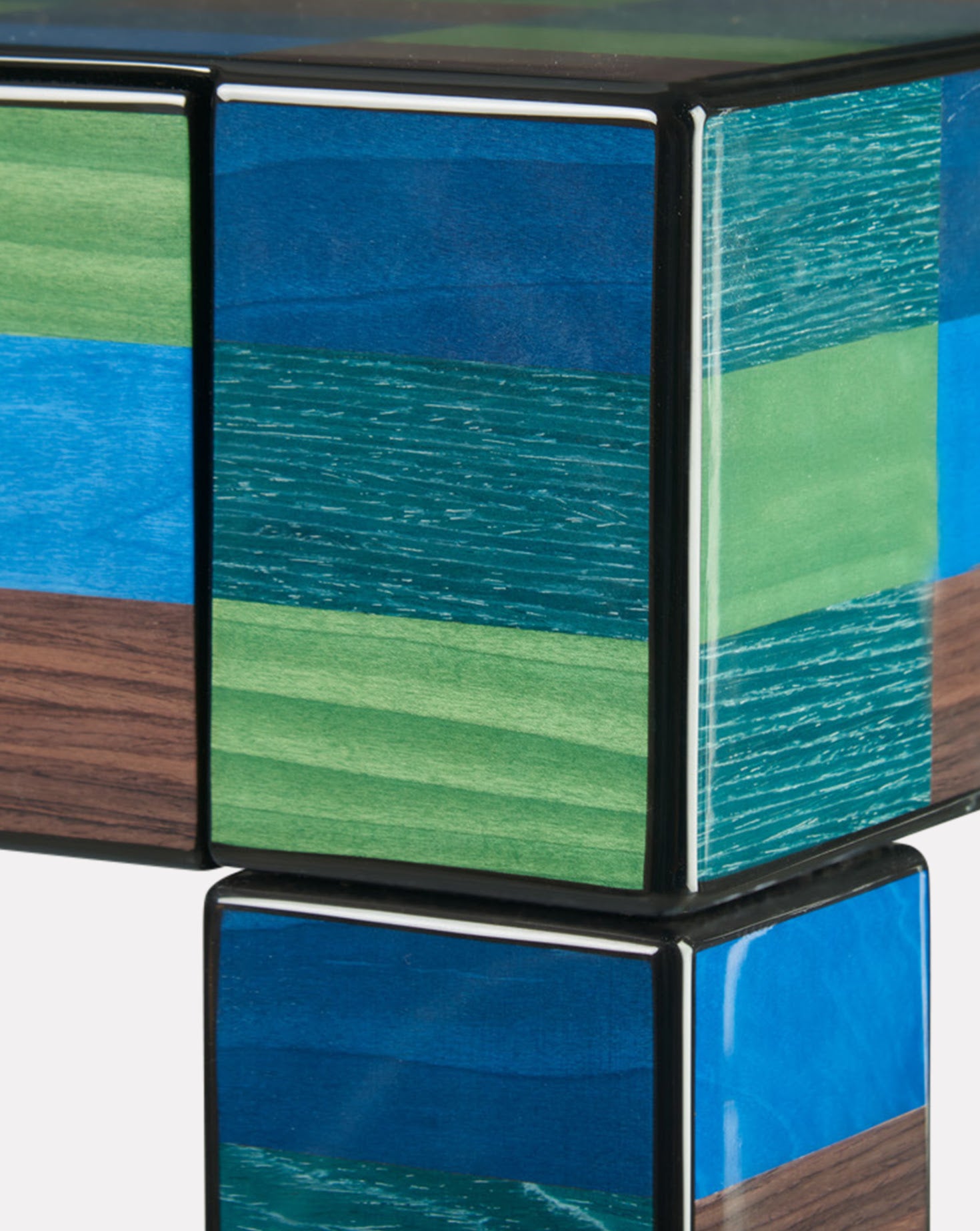 Venezia Wood and Inlay Veneer Desk