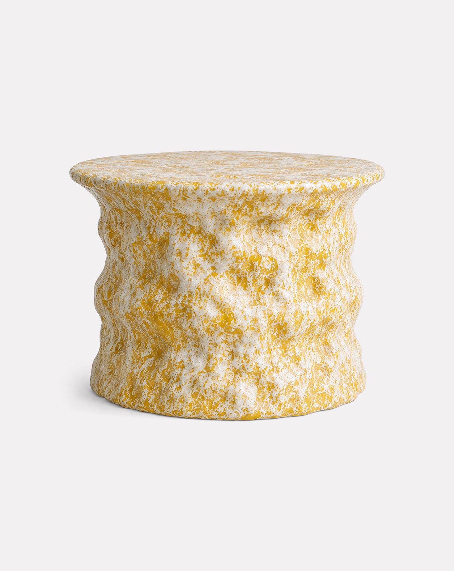 Glazed Ceramic Side Table