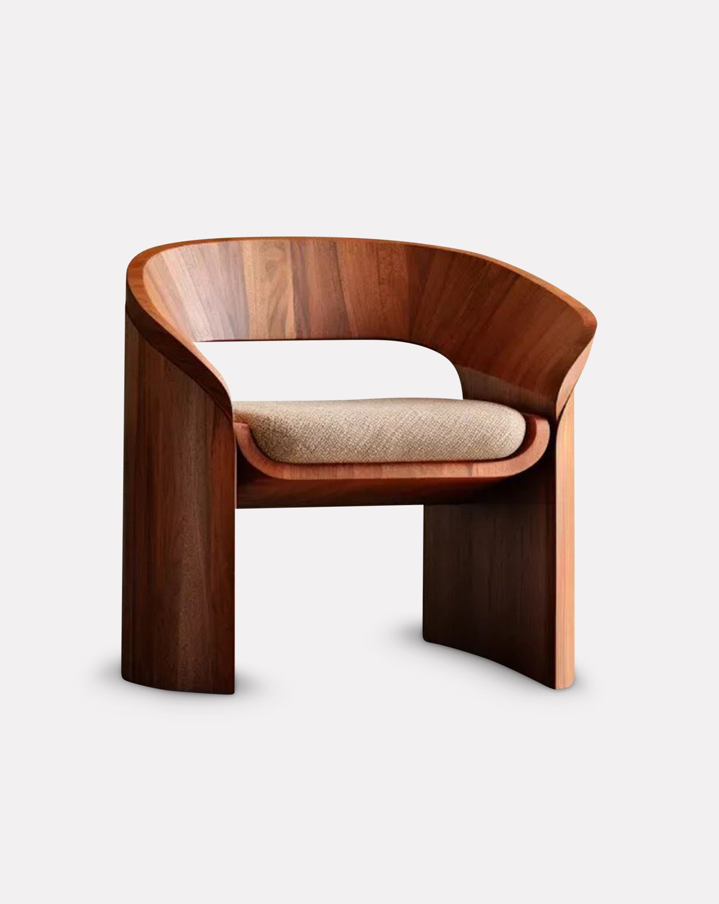 Aura Wooden Upholstered Chair