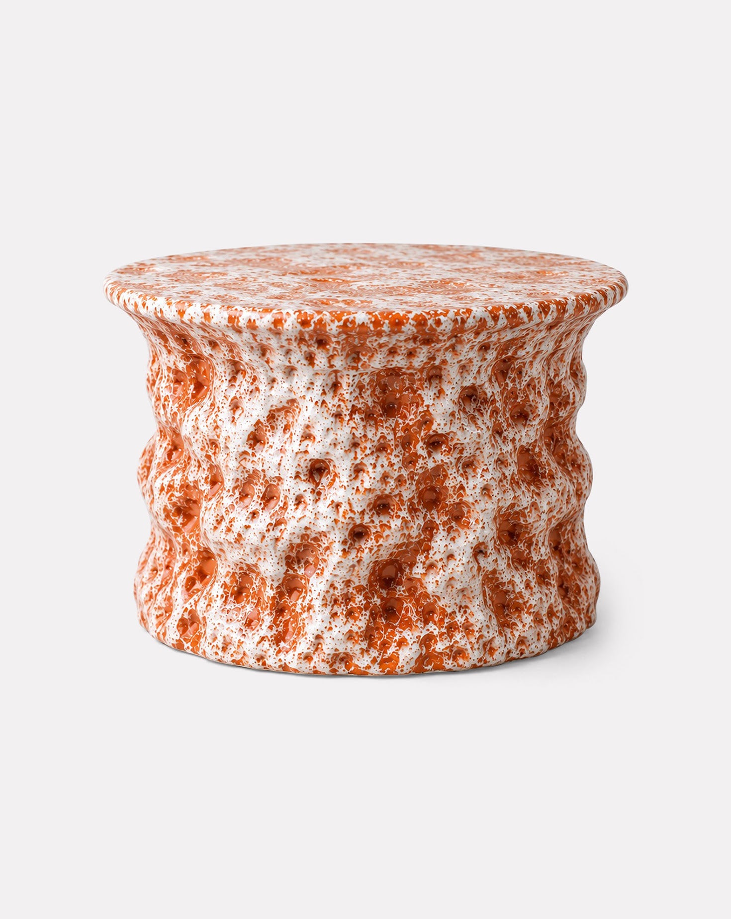 Glazed Ceramic Side Table