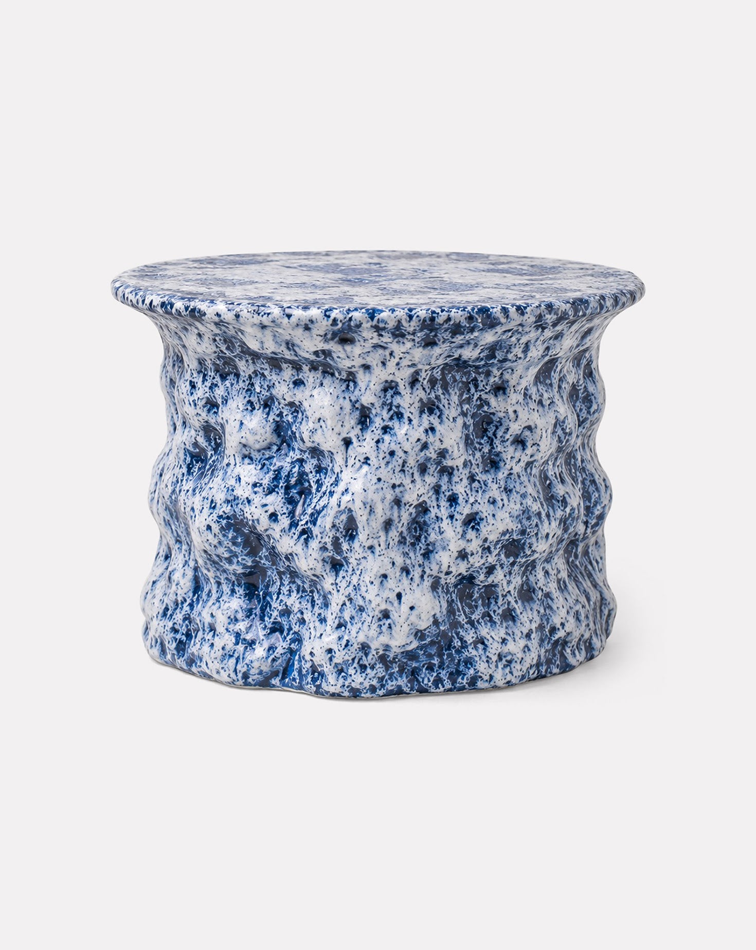 Glazed Ceramic Side Table