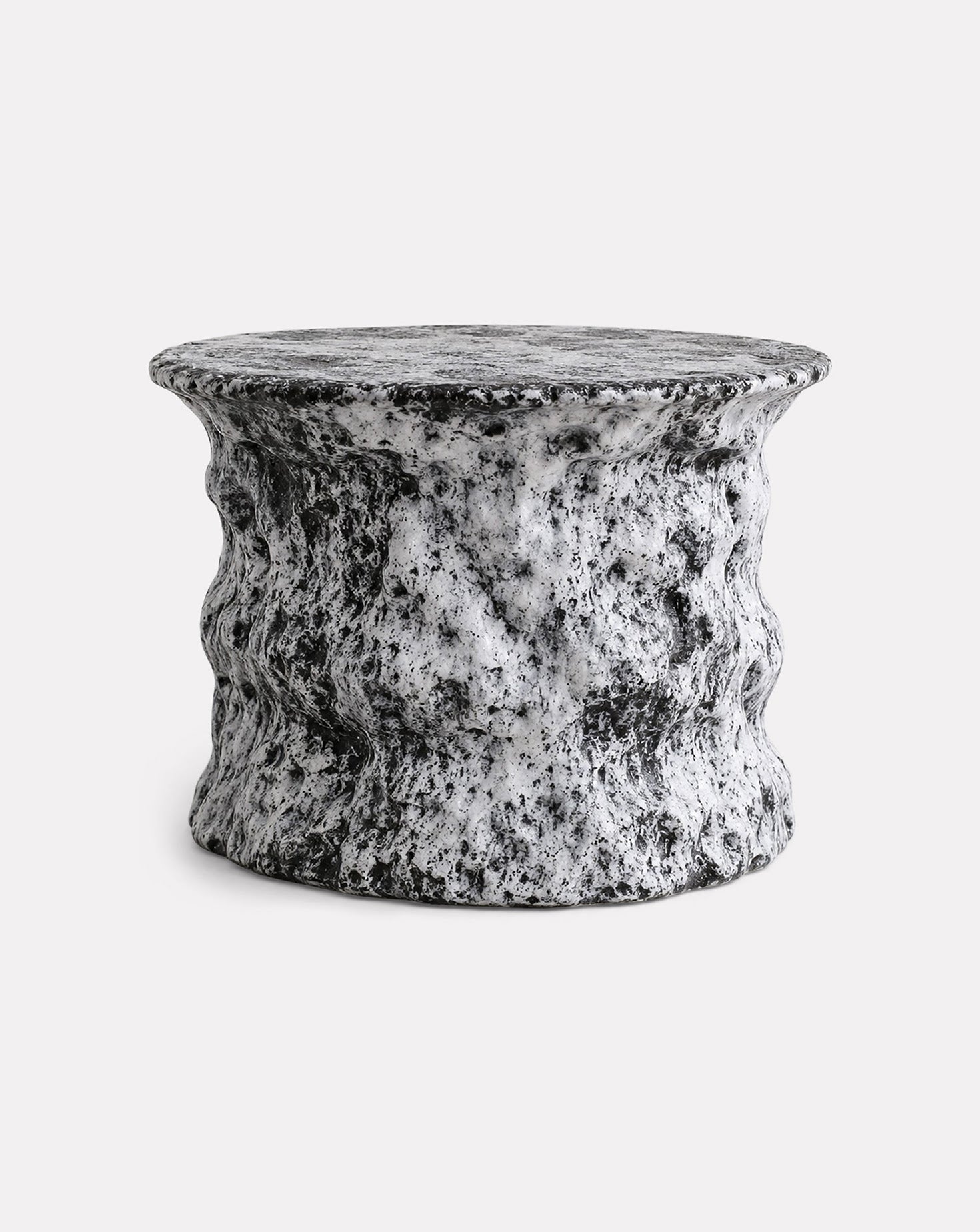 Glazed Ceramic Side Table