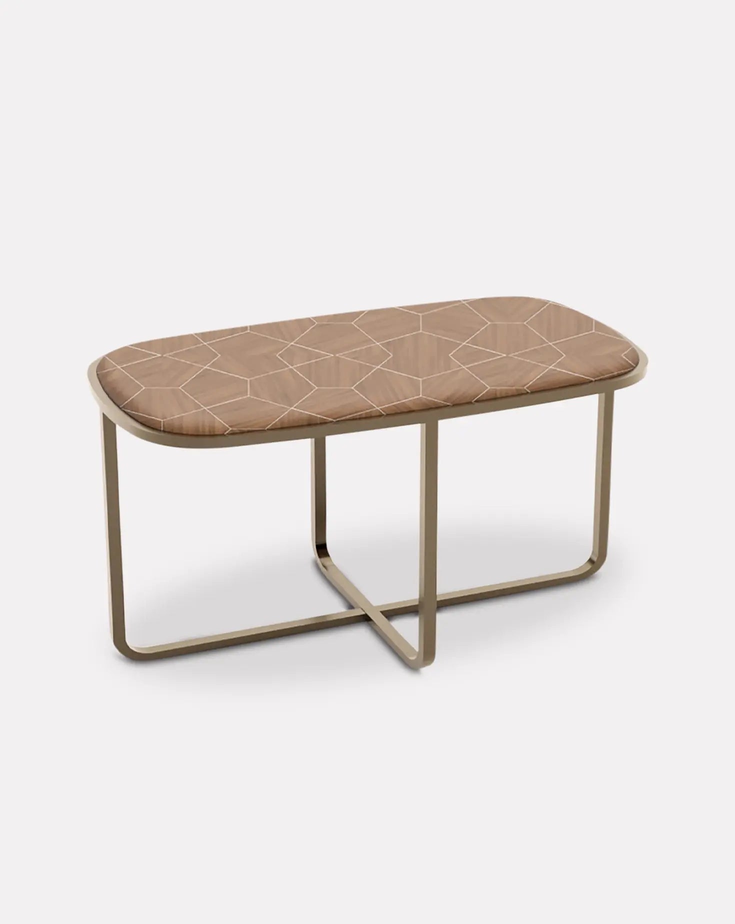 Carapace Walnut Occasional Table Medium Nada Debs