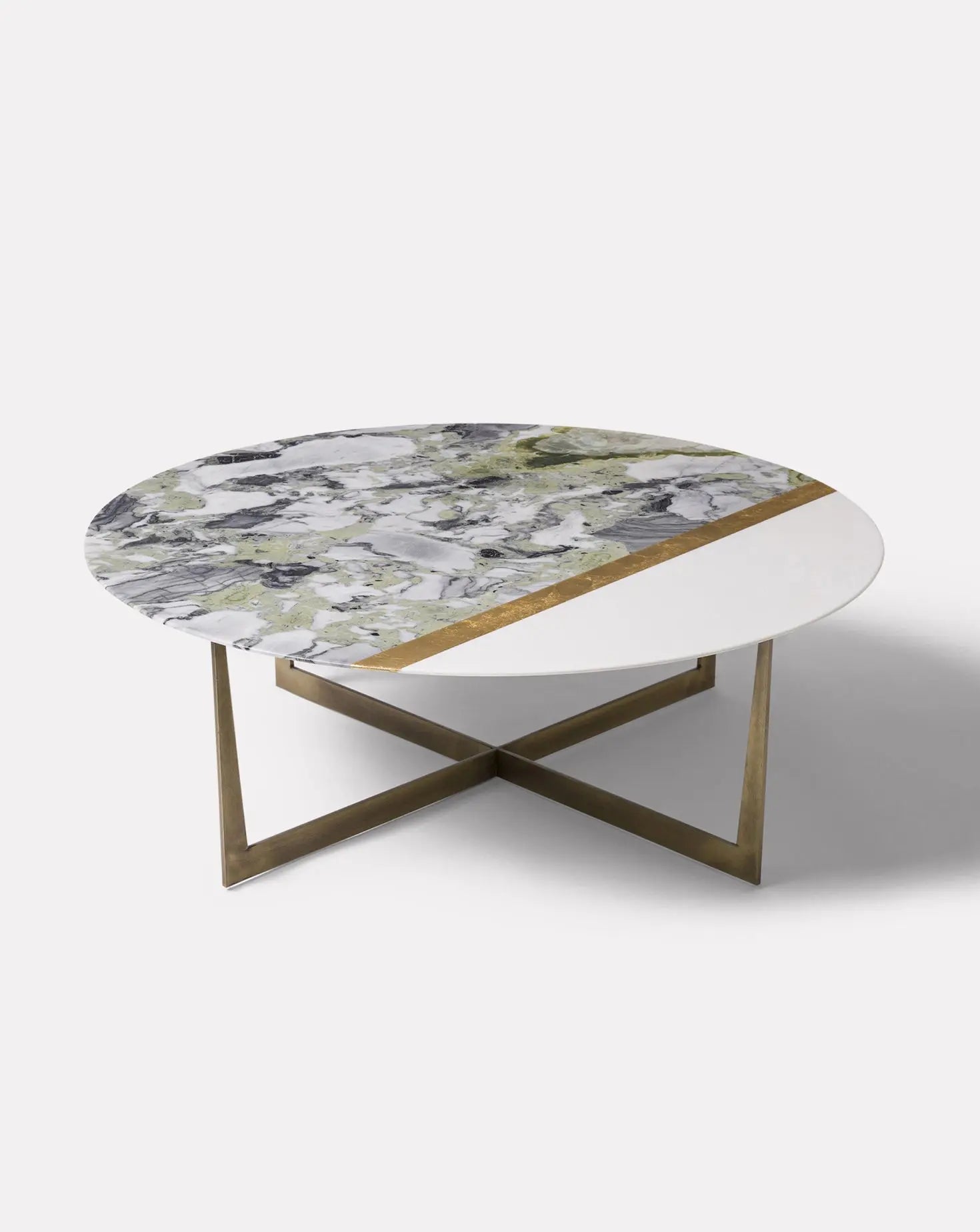 Slice of Jupiter Marble Coffee Table IIII Alex Mint