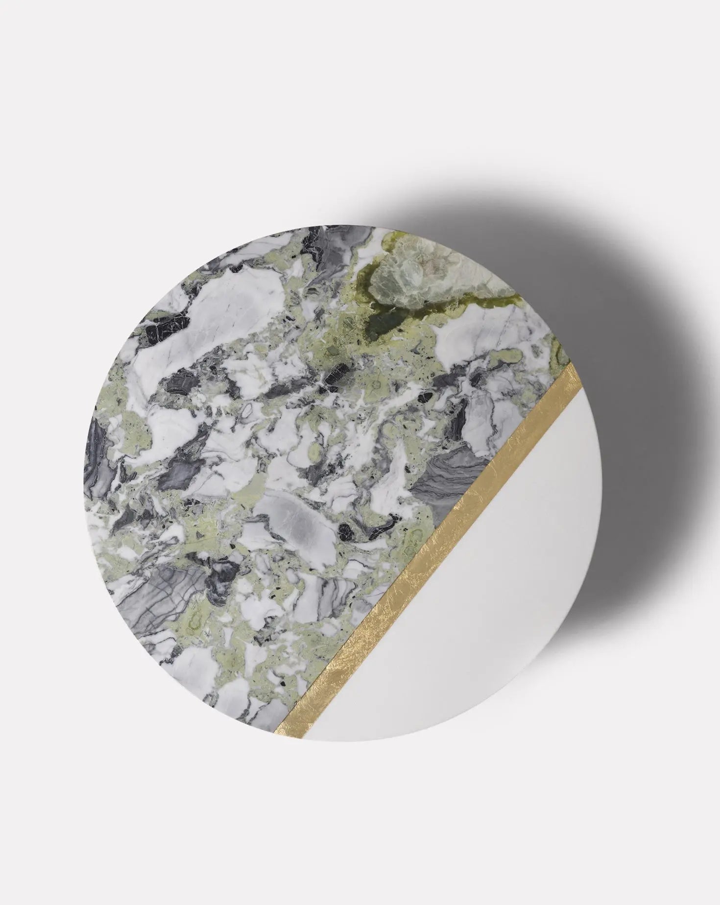 Slice of Jupiter Marble Coffee Table IIII Alex Mint