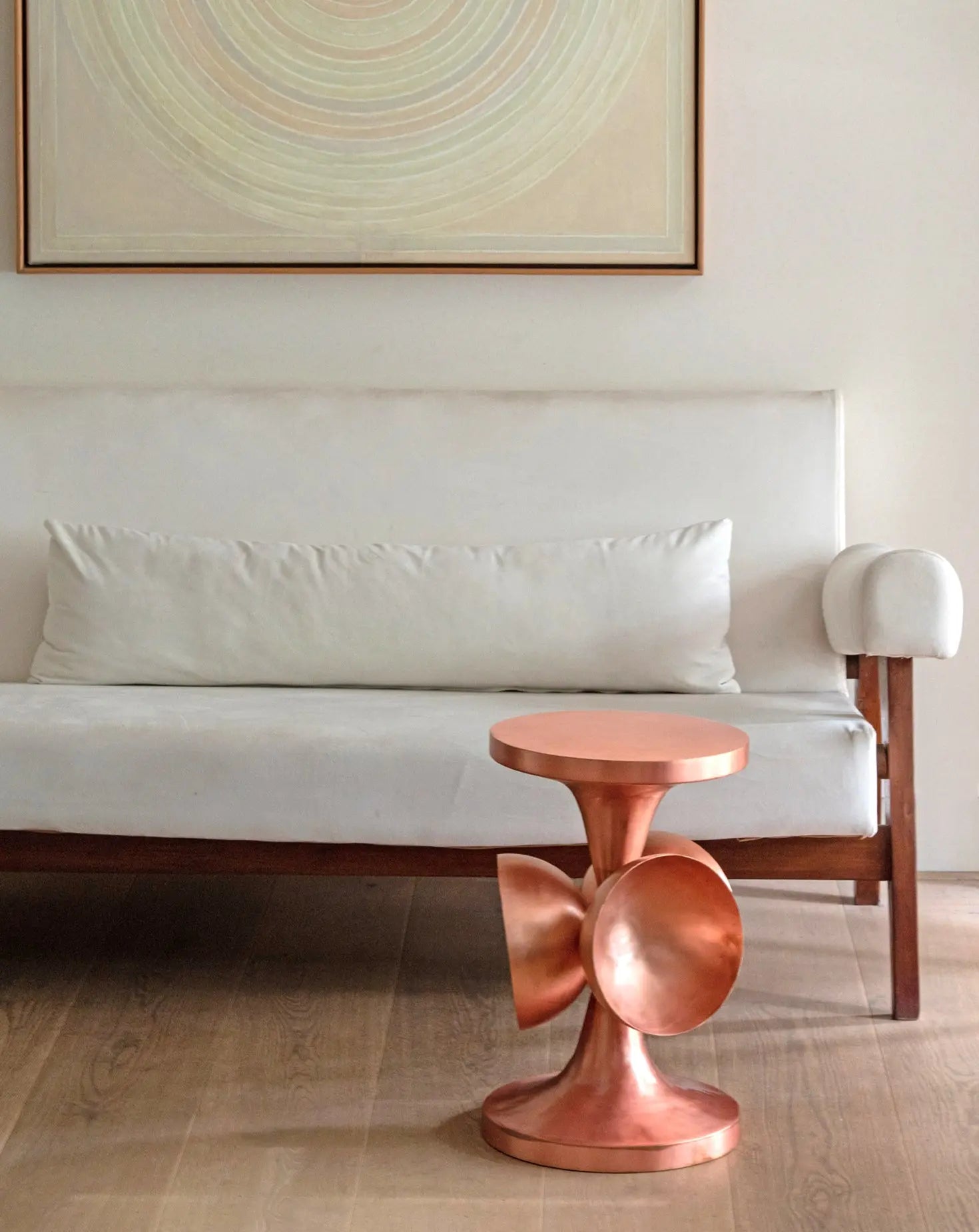 Damroo Copper Stool Atelier Ashiesh Shah