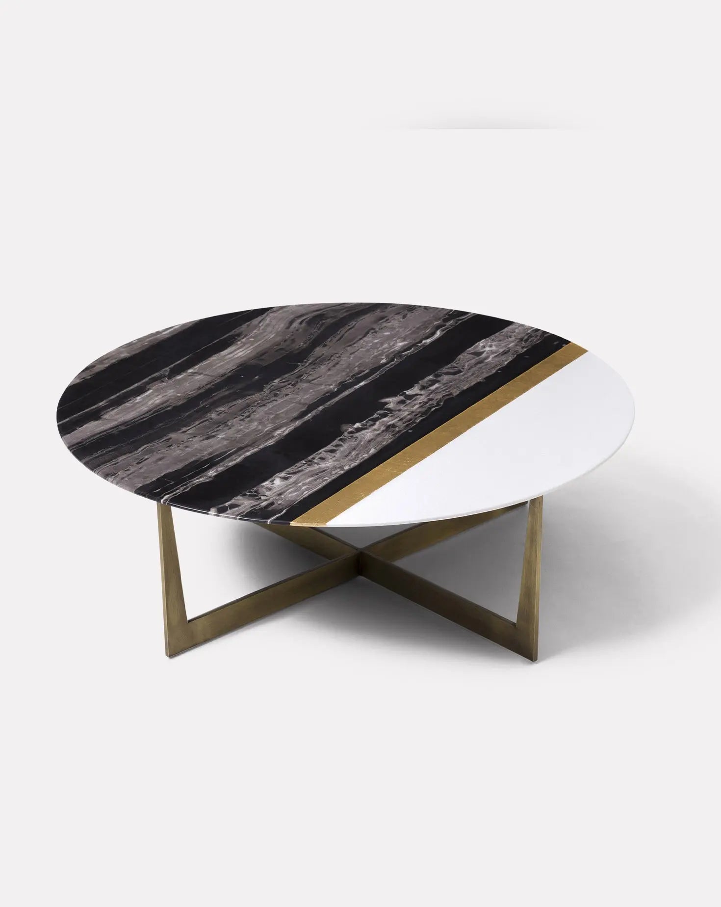 Slice of Jupiter Marble Coffee Table II Alex Mint