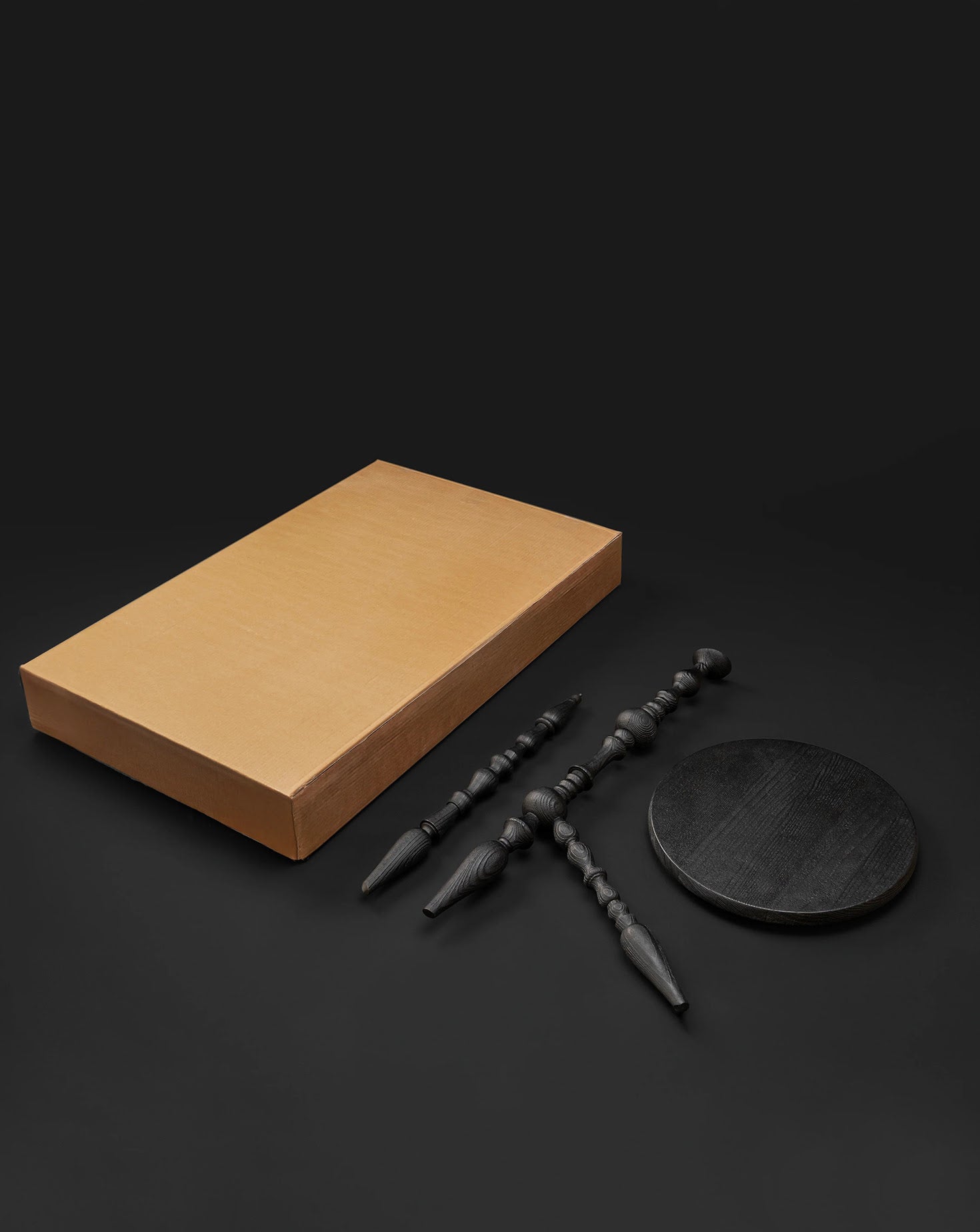 Annabelle Sculptural Beech Wood Side Table