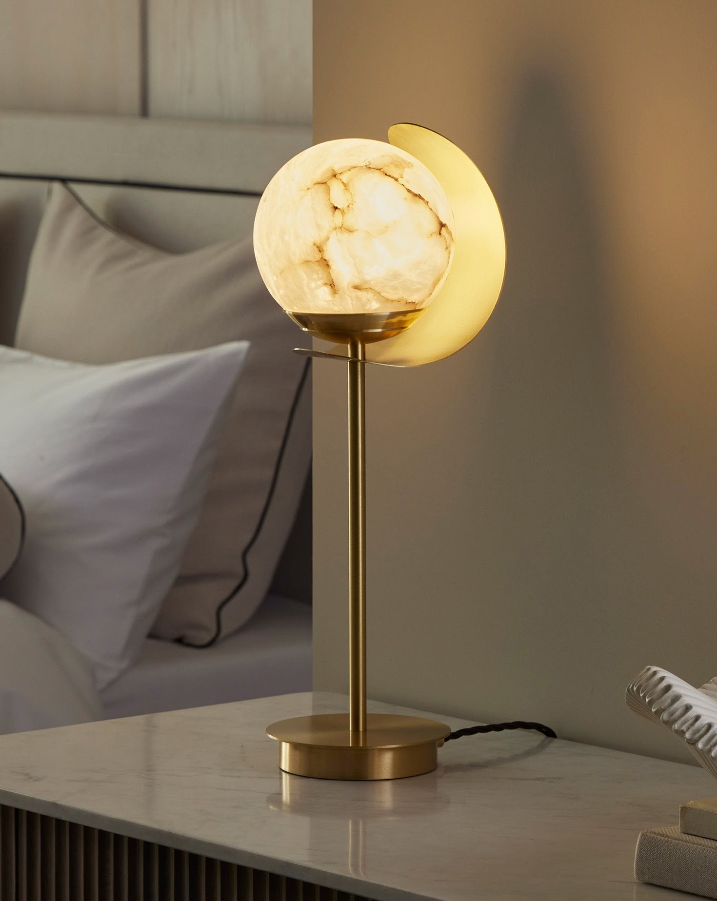 Callisto Alabaster Table Lamp