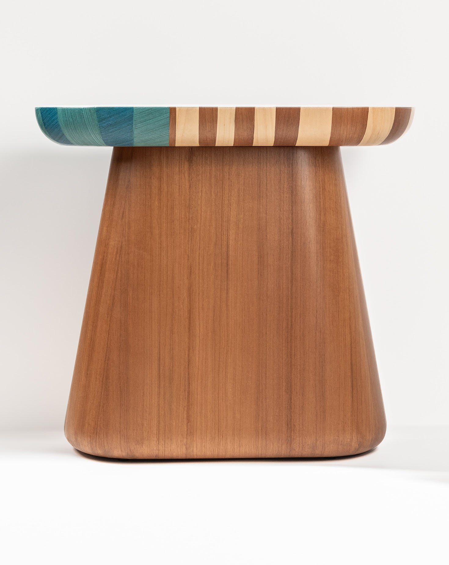 Chams Sunrise Walnut Side Table