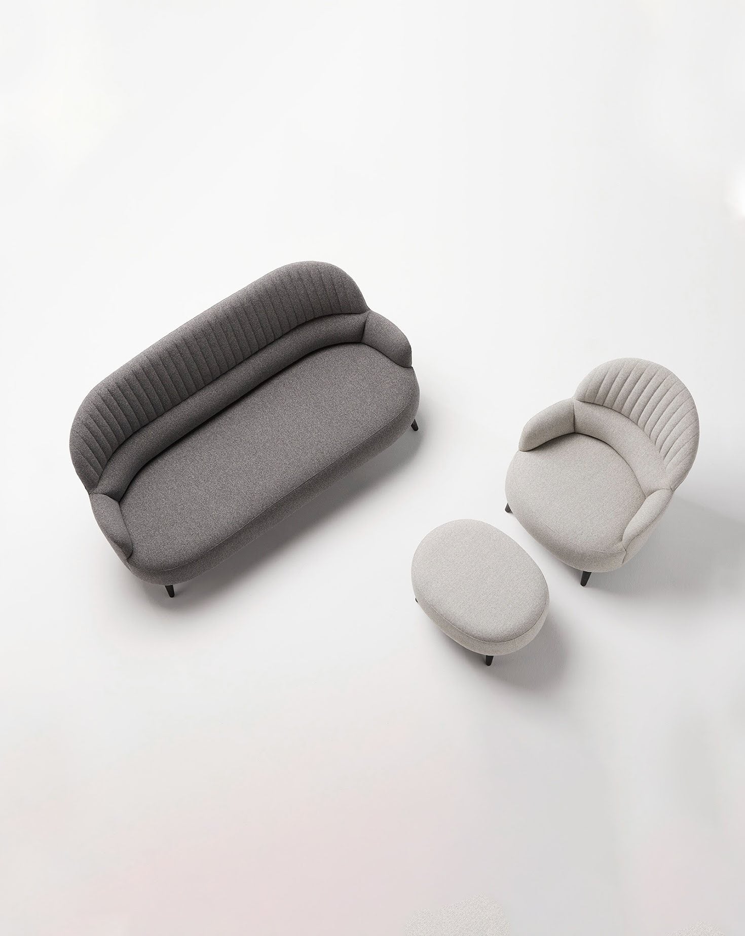 Cricket Grey Stool