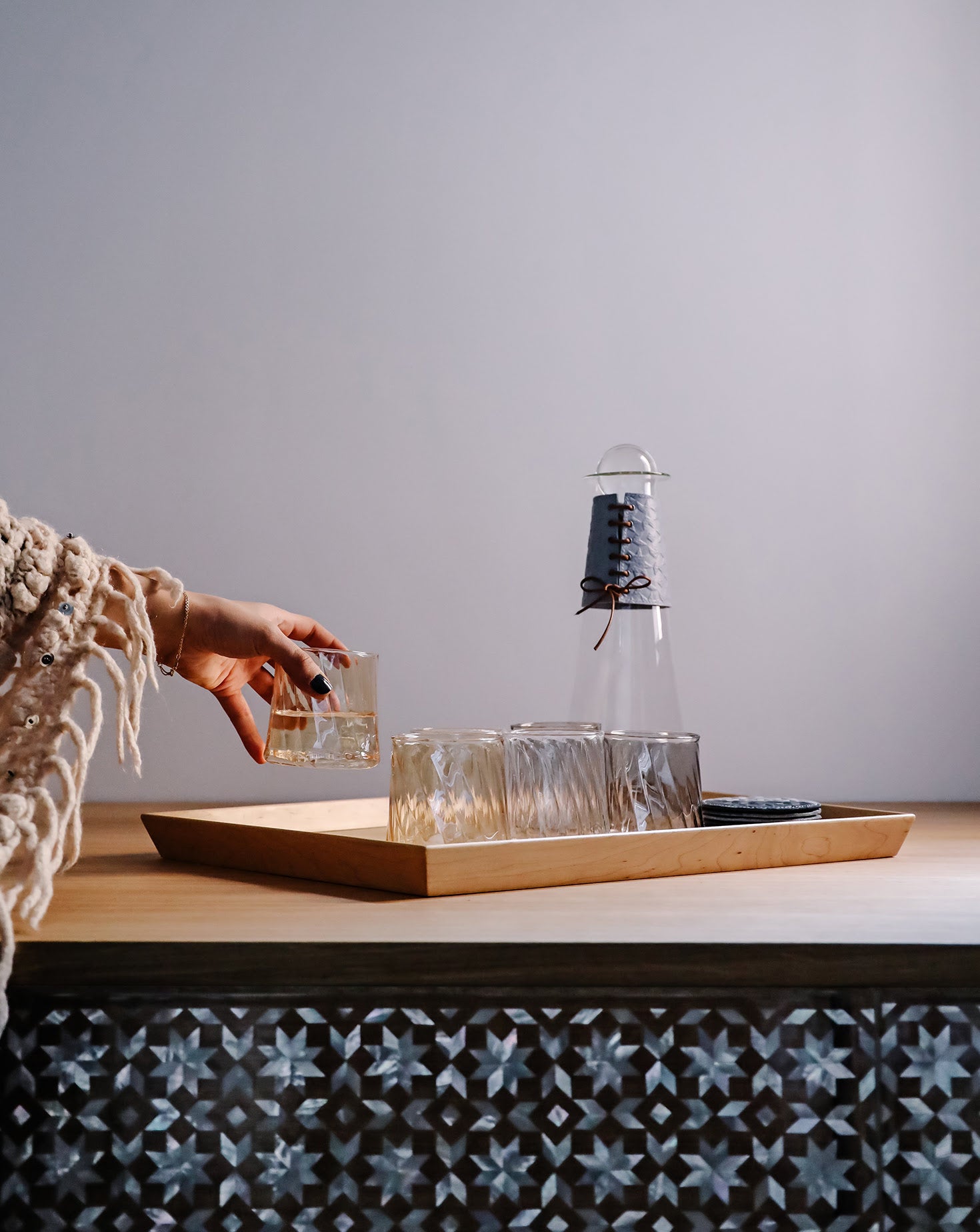 Dervish Handblown Glass Set of 2