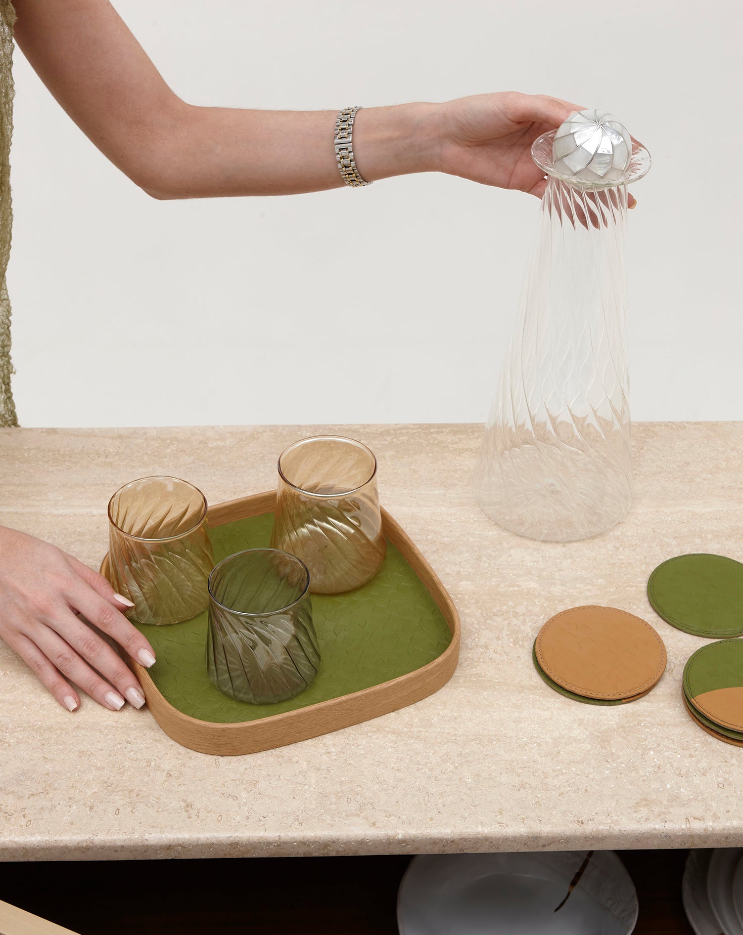 Dervish Handblown Glass Set of 2