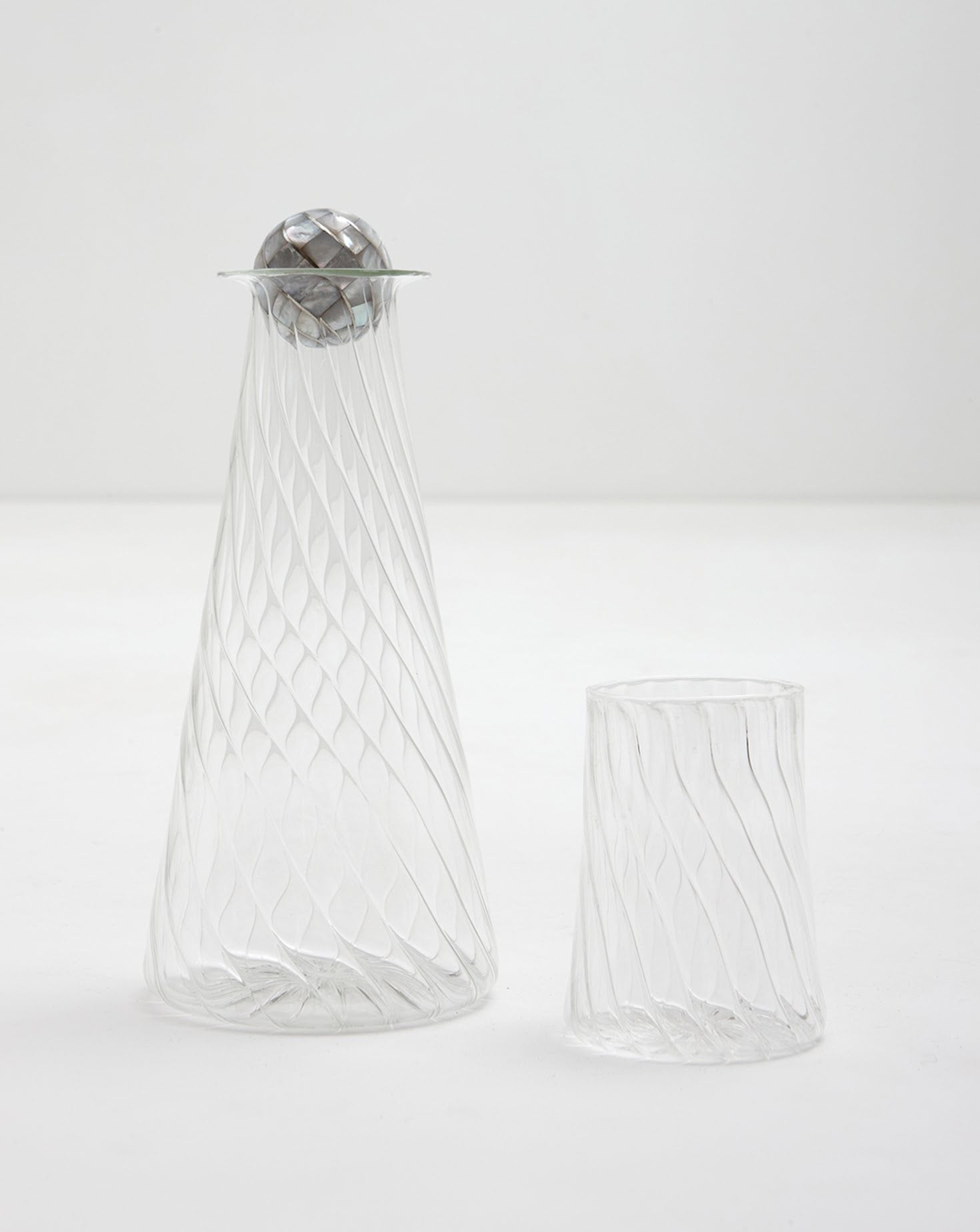 Dervish Handblown Glass Set of 2