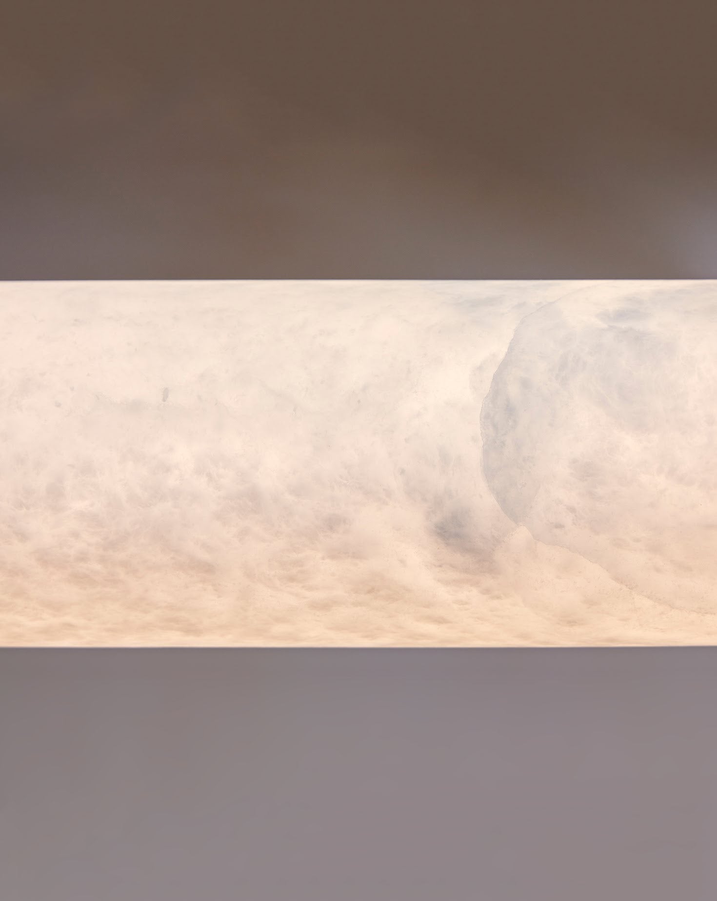 Geo Brass and  Alabaster Table Light