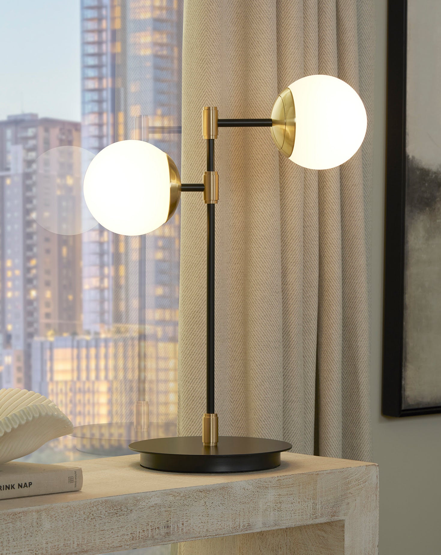 IO Brass Table Lamp