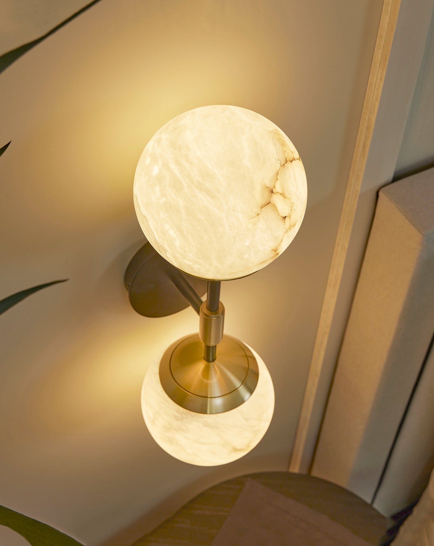 IO Twin Dual-Globed Wall Light