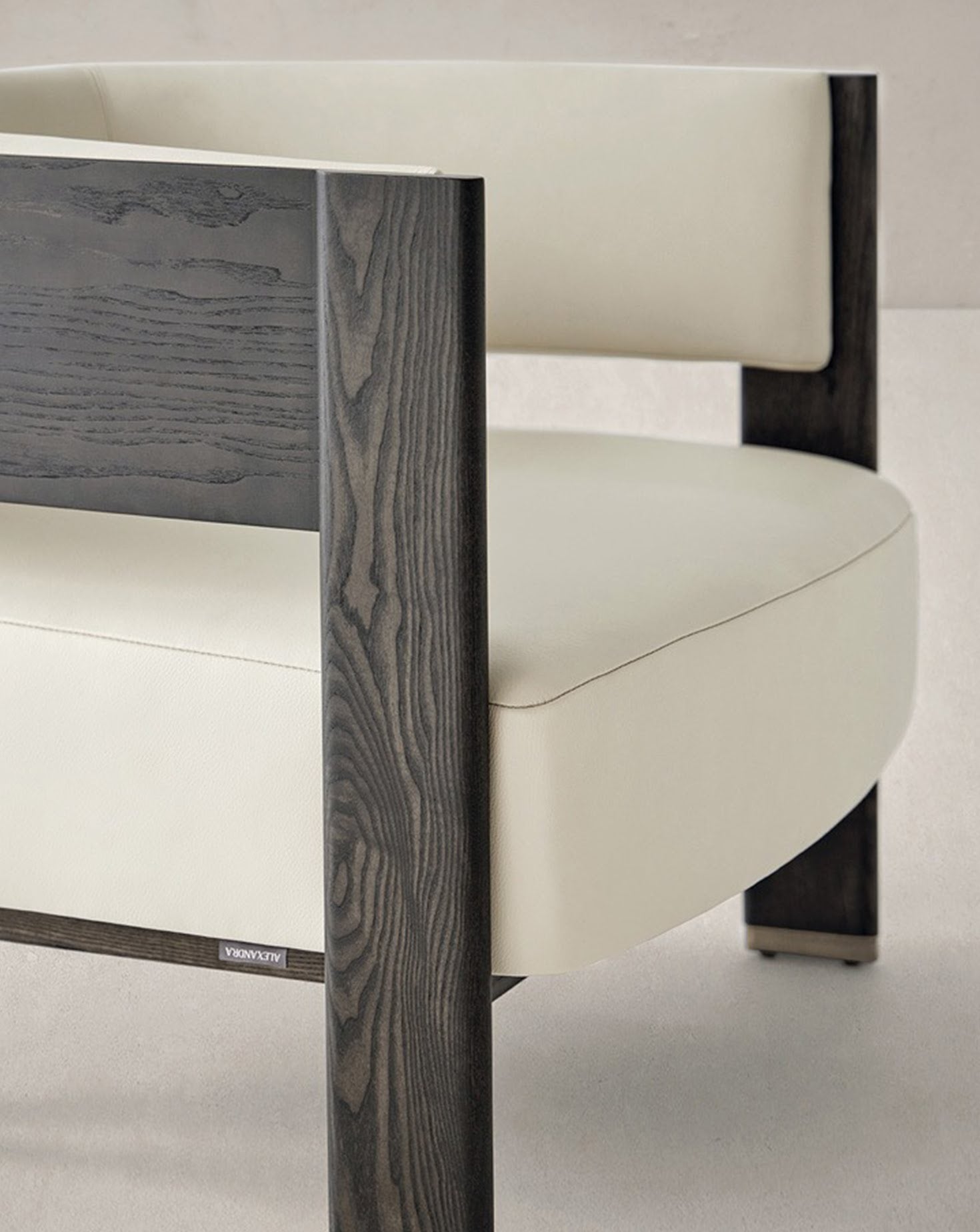 Jude Grey and Black Armchair
