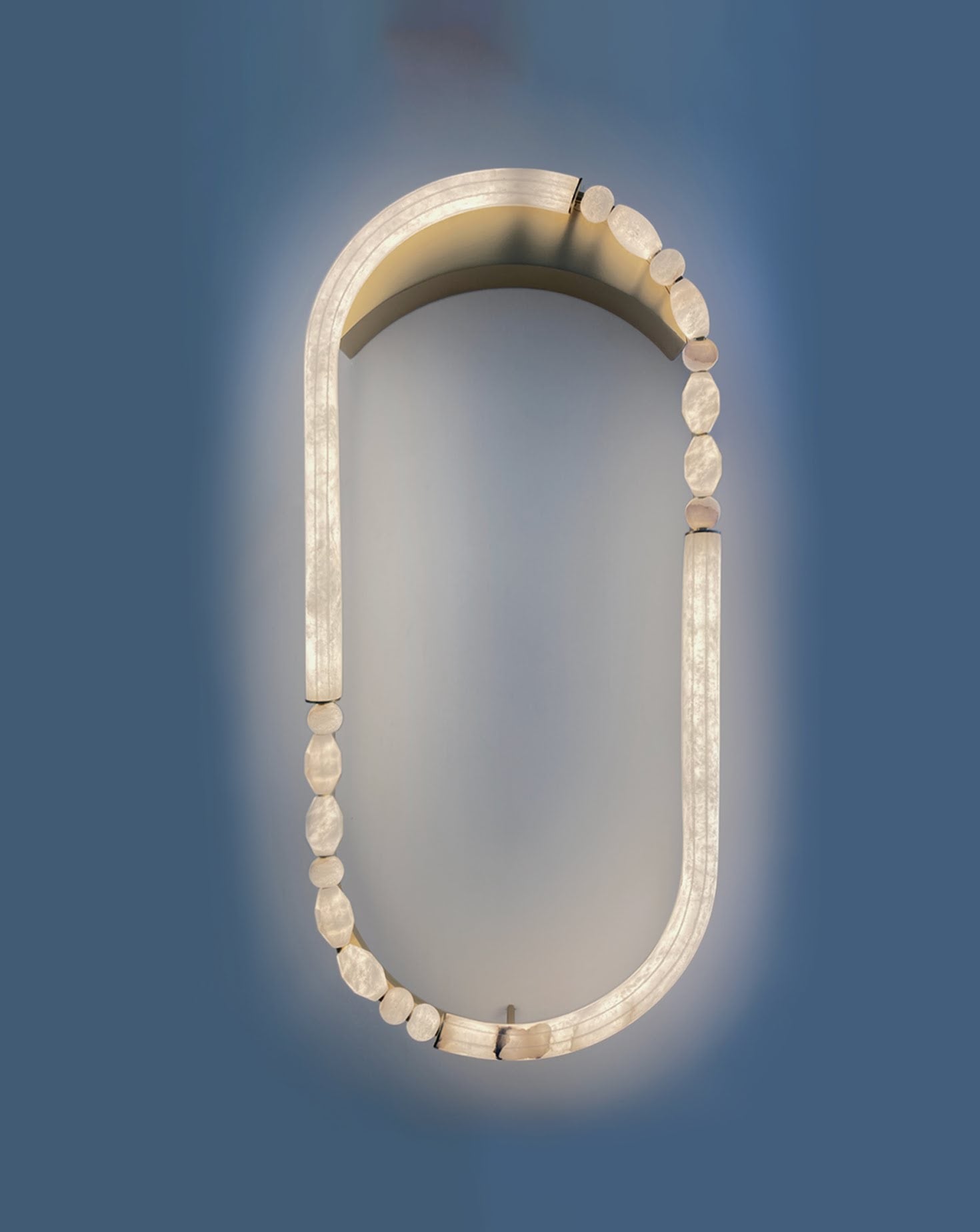 Pearl Satin Brass Wall Light
