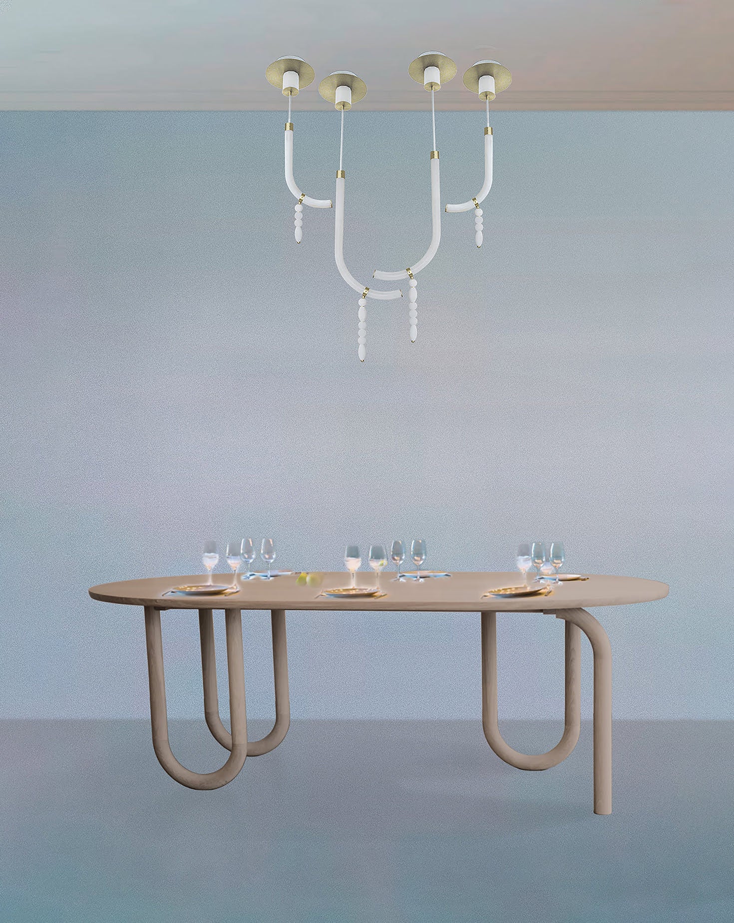 Pearl Natural Oak Dining Table