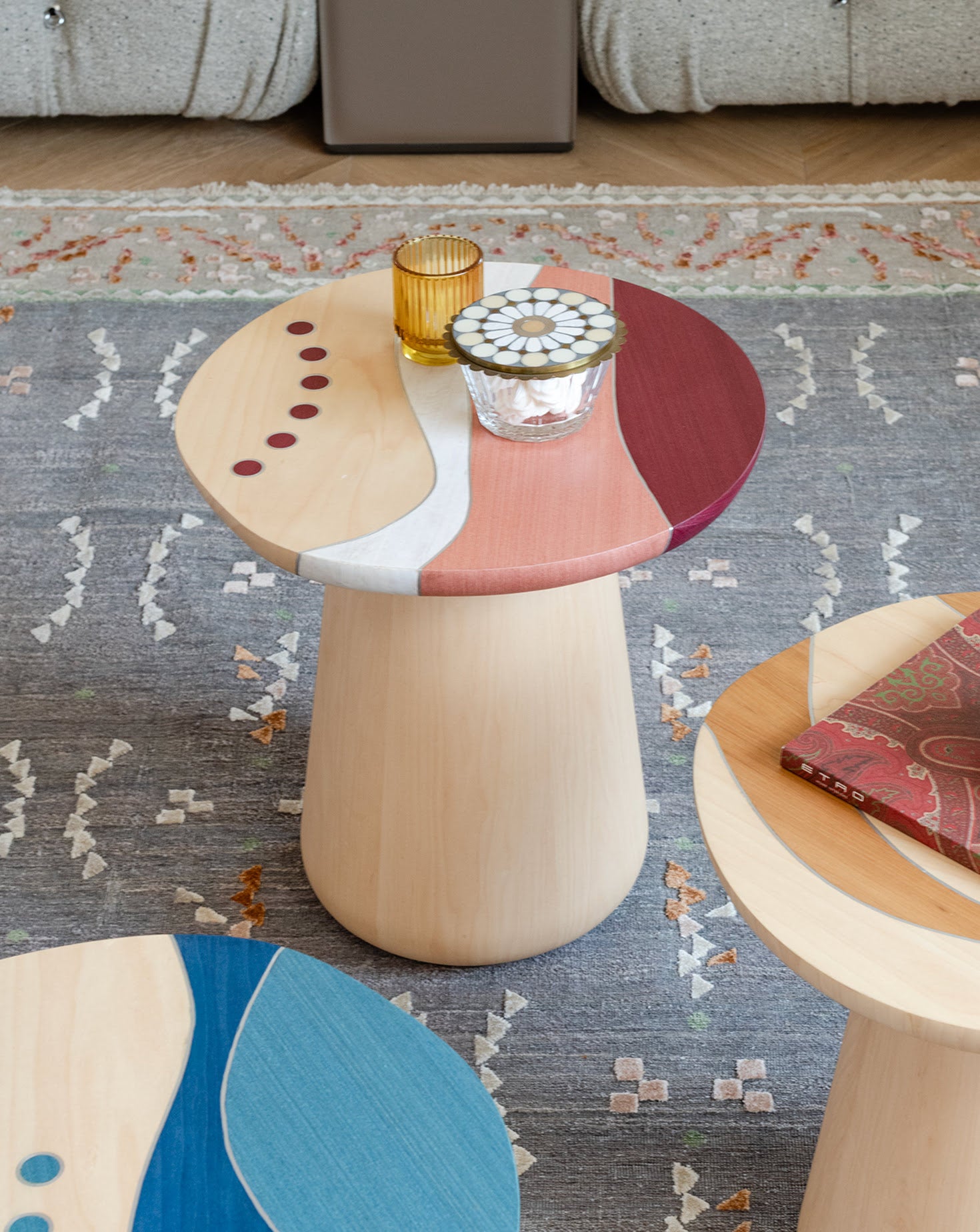 Safar Tinted Wood Low Side Table