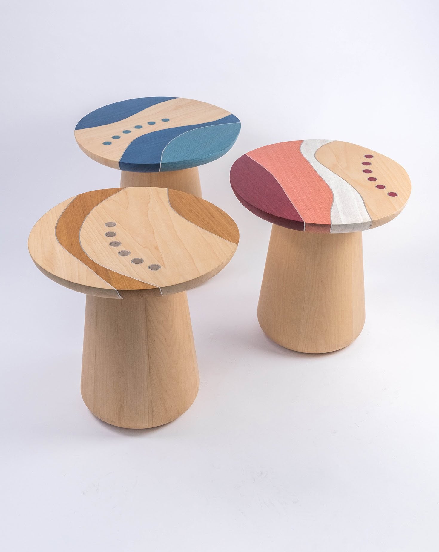 Safar Tinted Wood Low Side Table