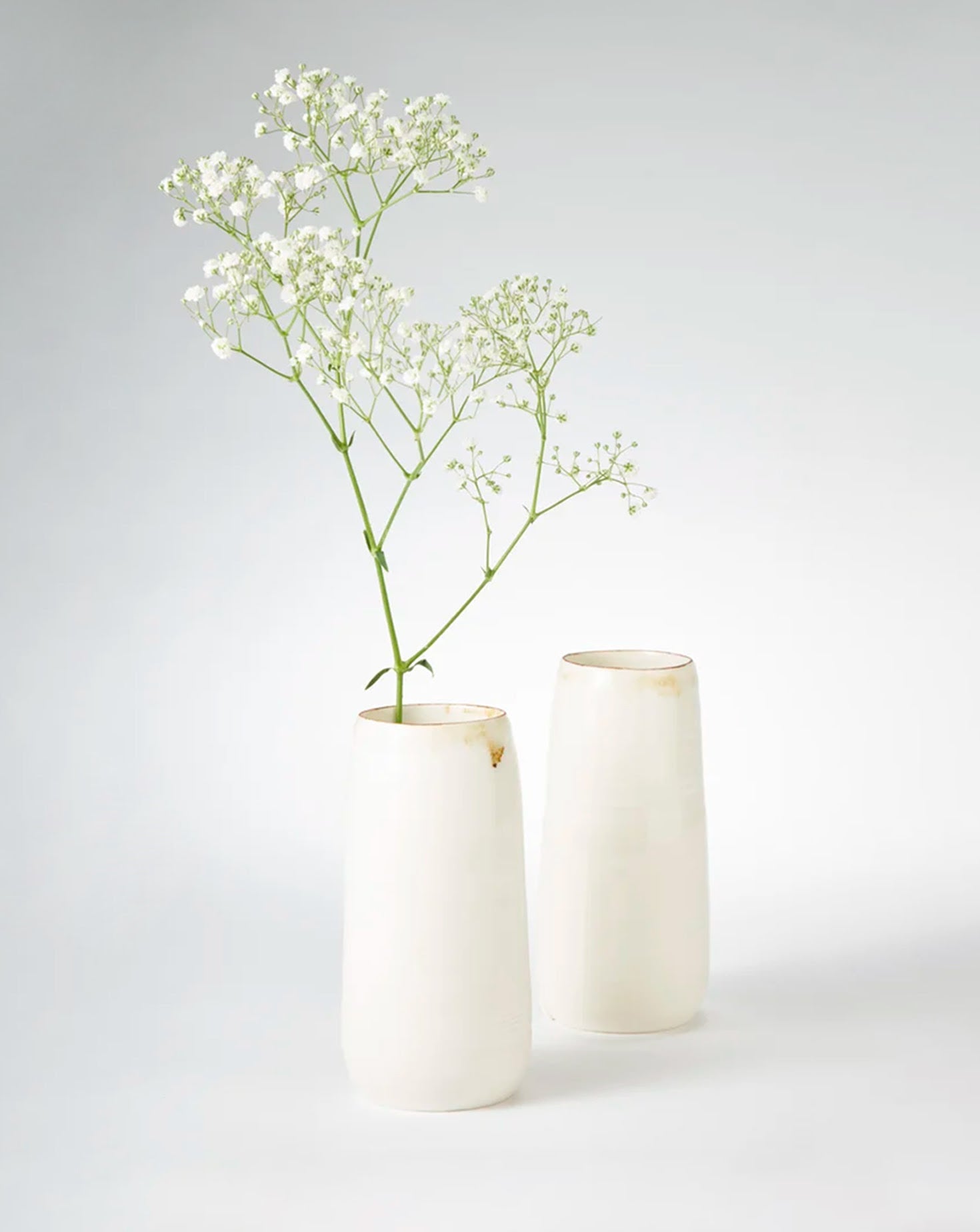Straight Sided Bronze Rim Vase
