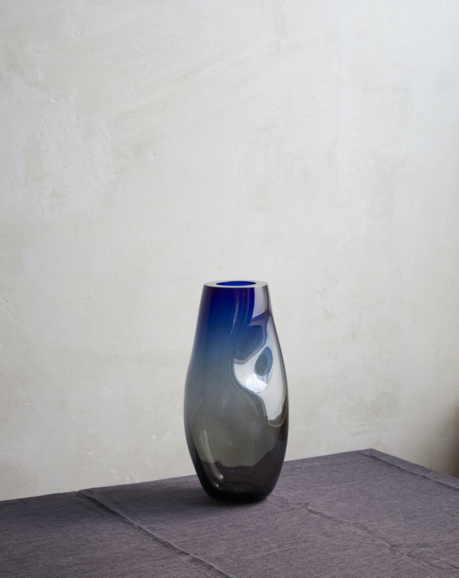 Supernova IV Steel Blue Vase