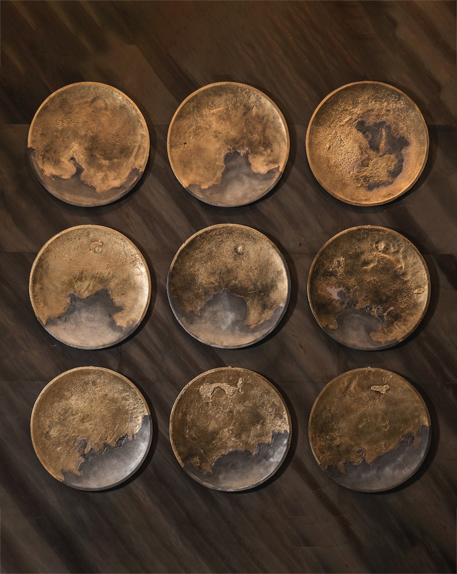 Wall Casting XL Disk Accent Bowl