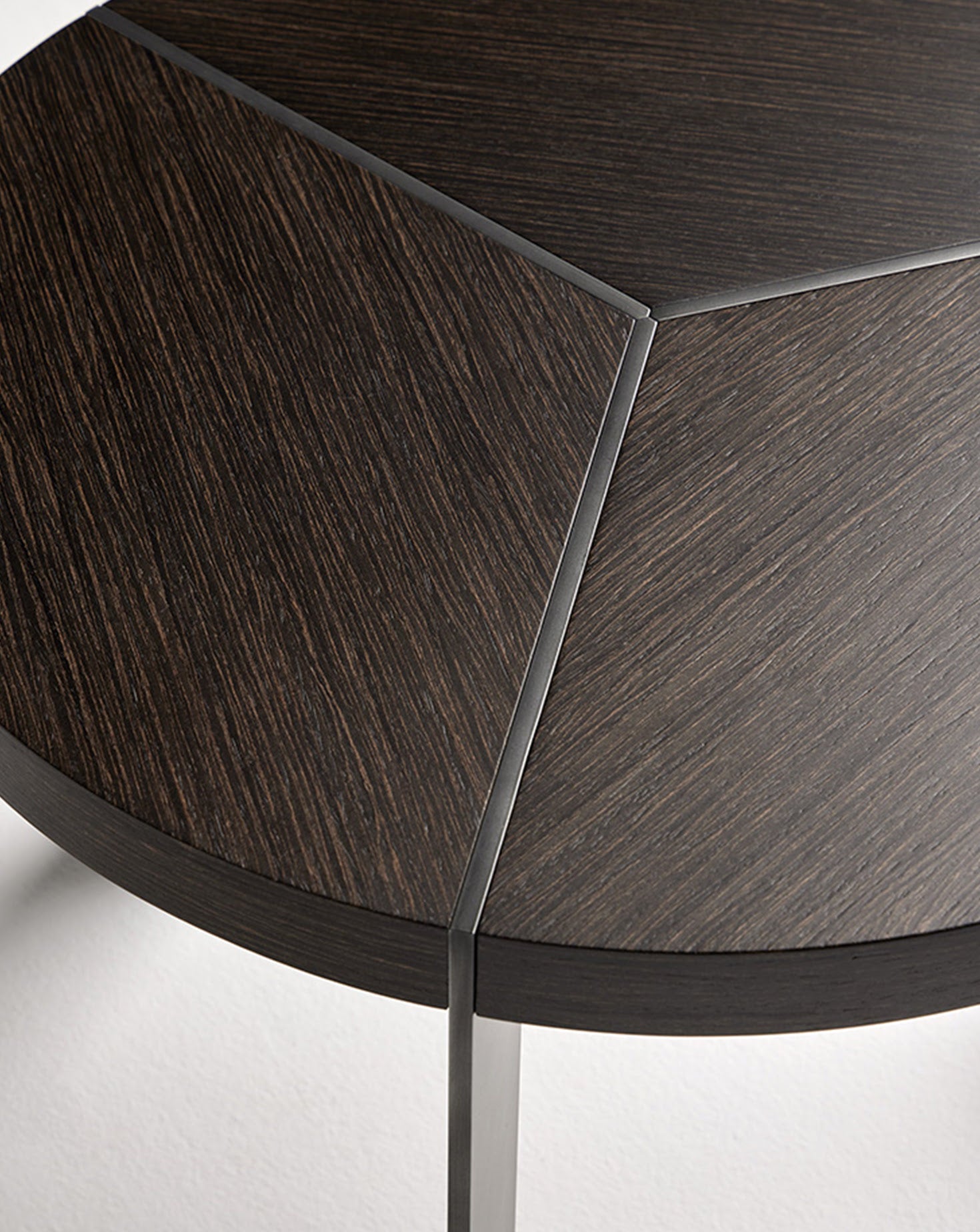 Tempo Leather Side Table