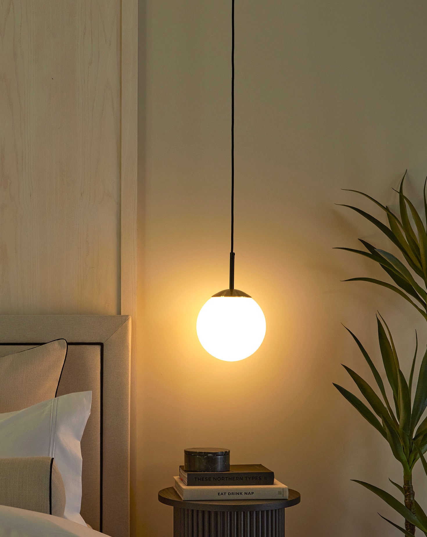 IO Single Brass Pendant Large