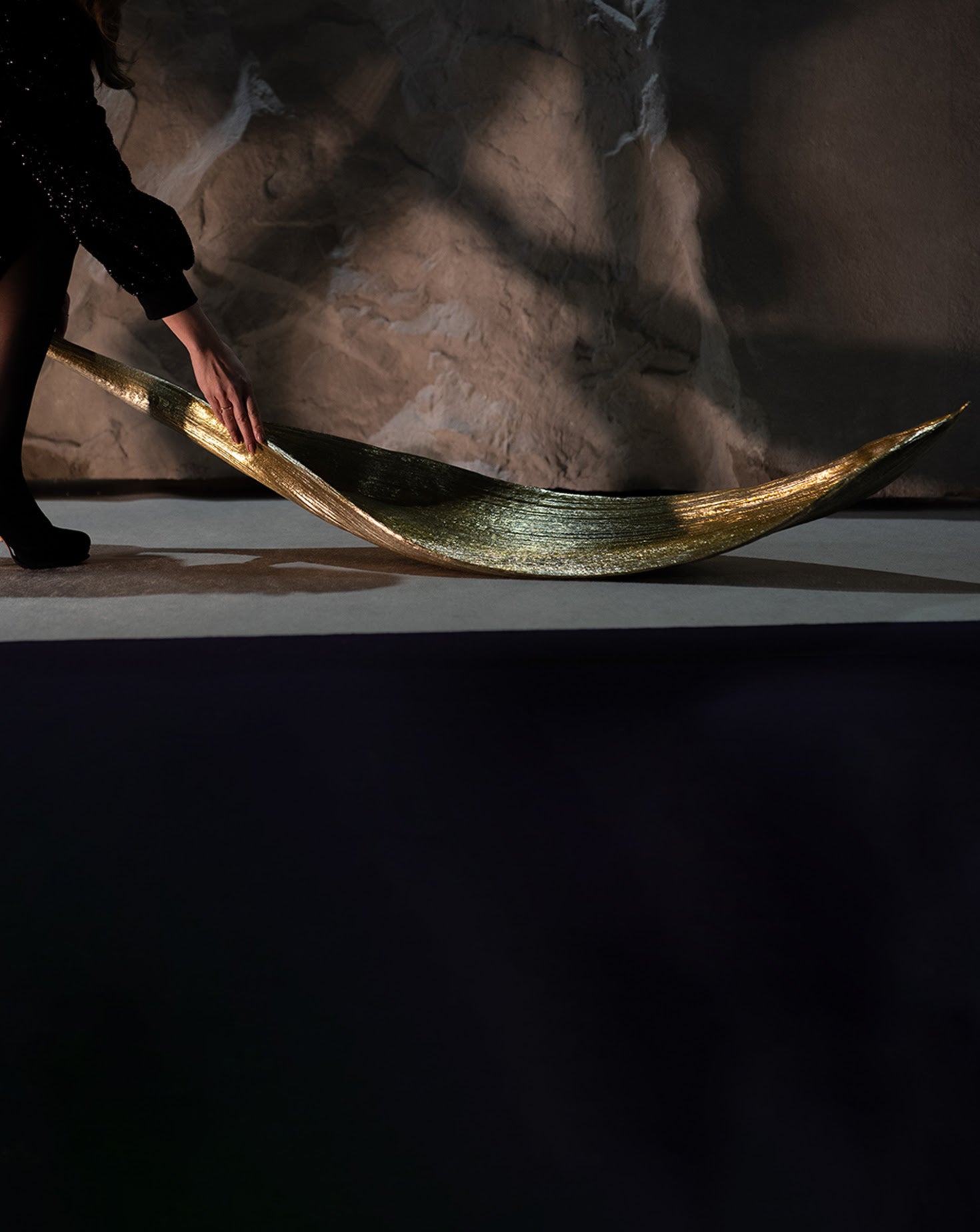 Palm Brass Tray