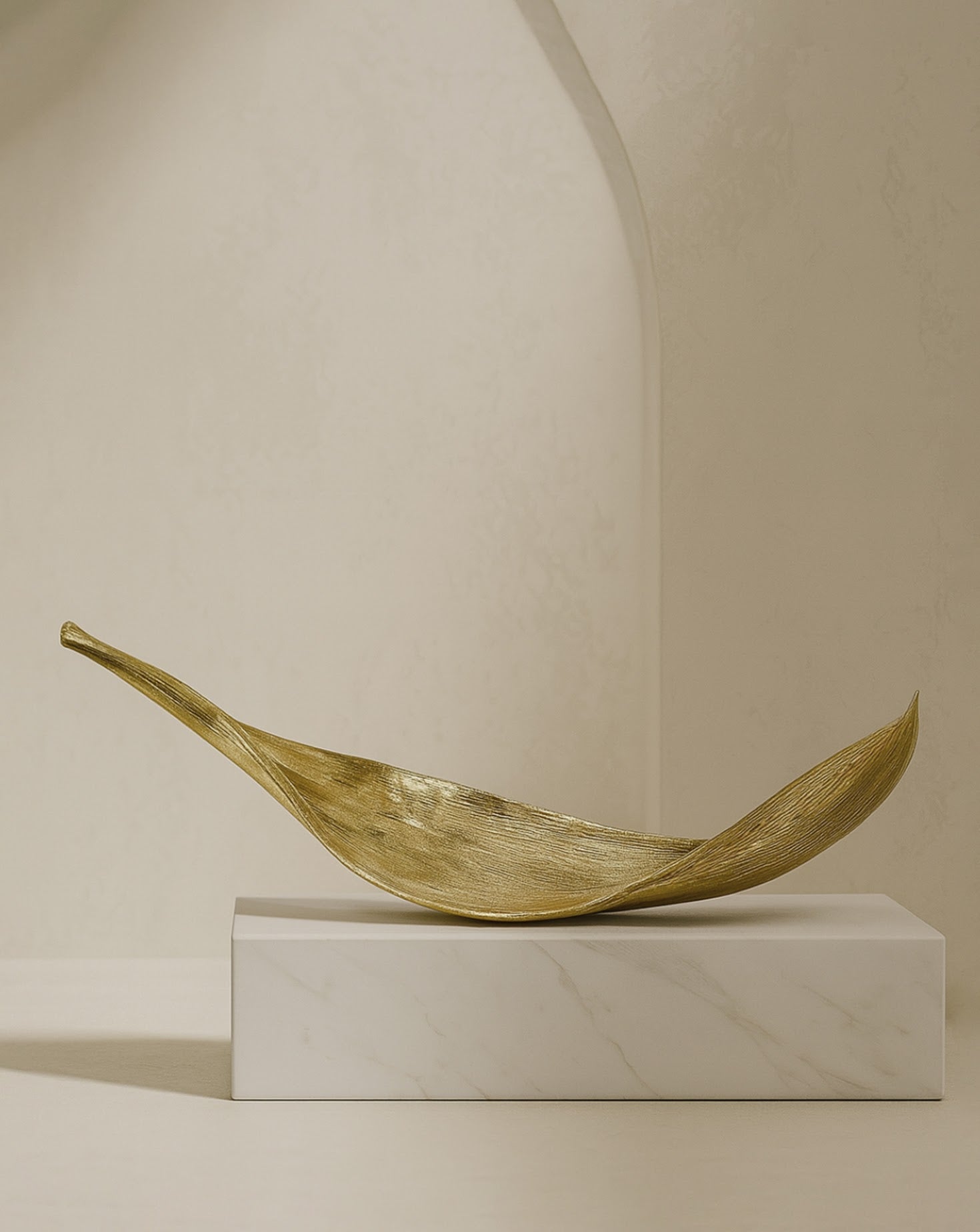 Palm Brass Tray