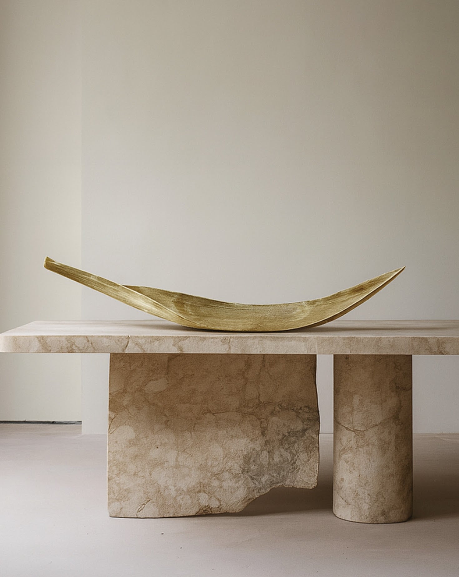 Palm Brass Tray