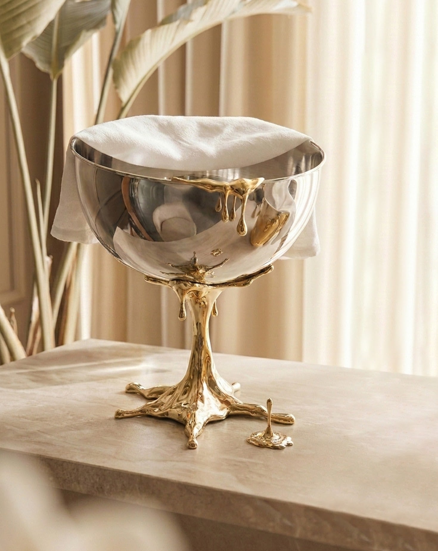 Sulav Brass & Inox Champagne Cooler