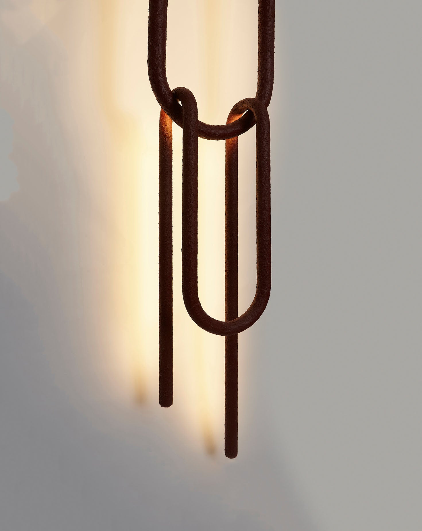 The Drape Aluminium and Sand Pendant