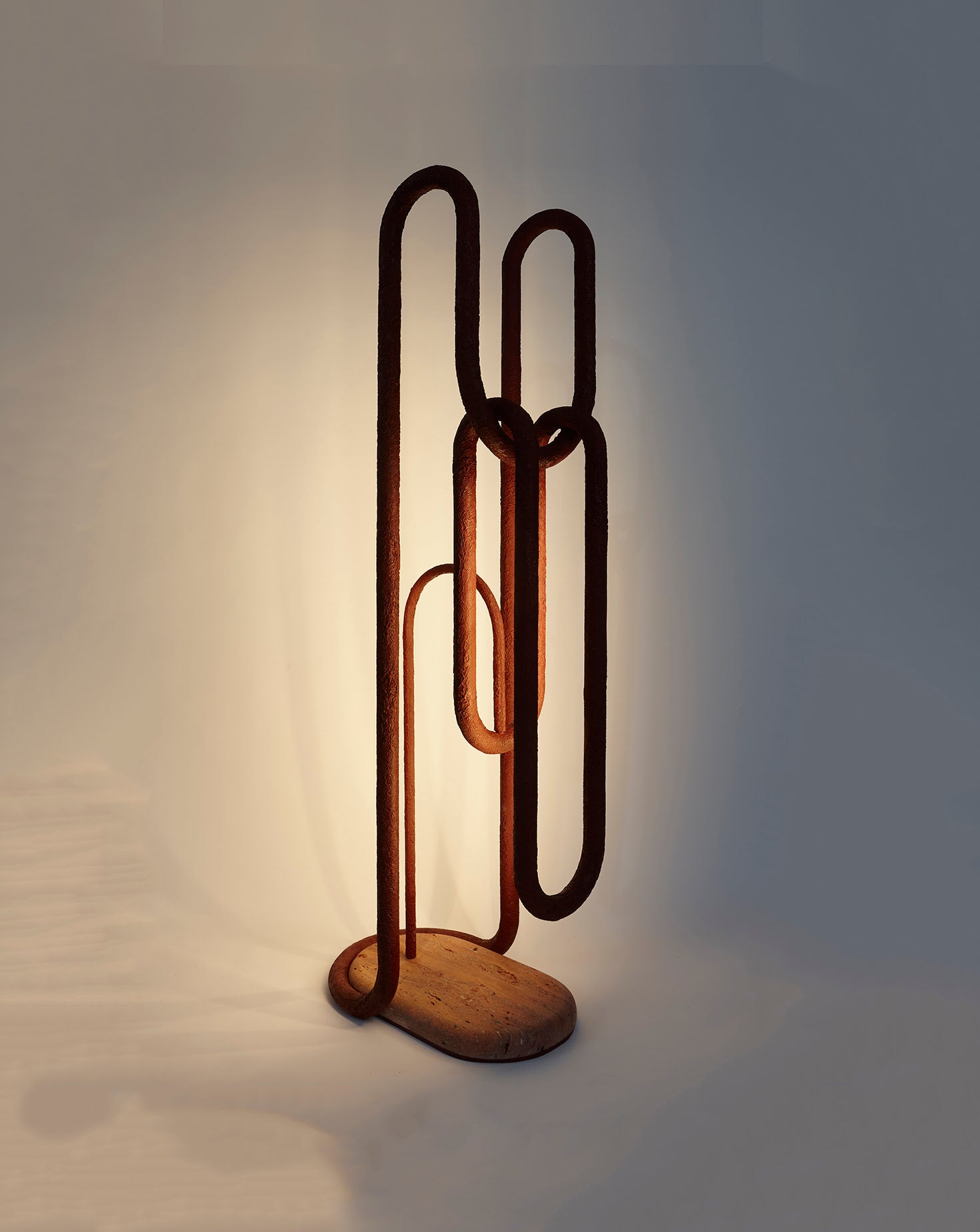 The Drape Sculptural Fabric Floor Lamp