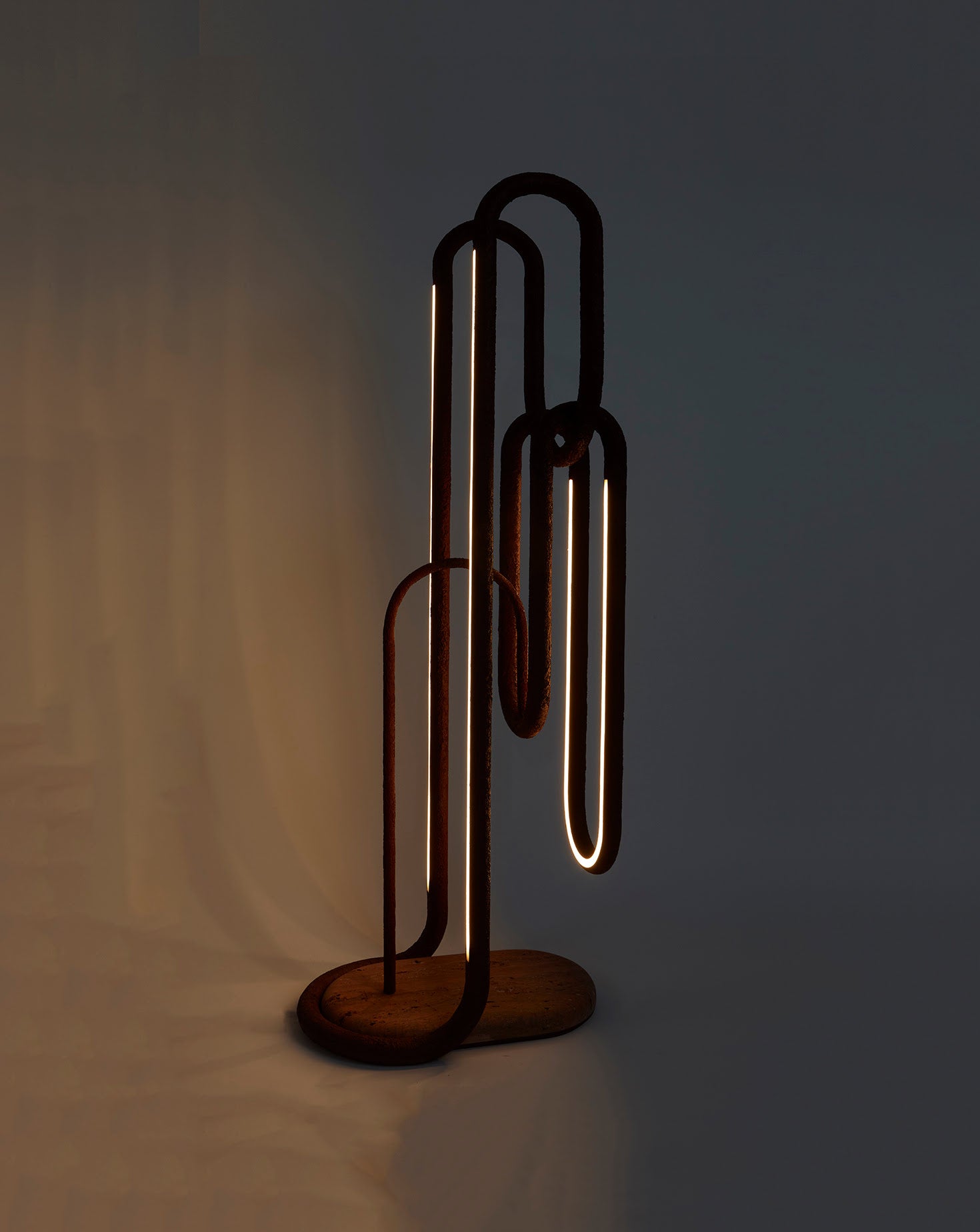 The Drape Sculptural Fabric Floor Lamp