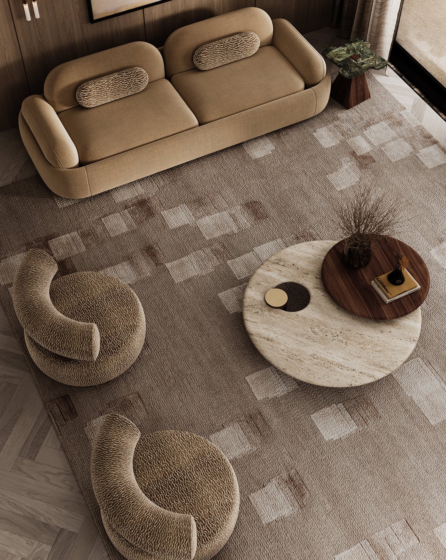 Banjo 300 Bouclé Fabric Sofa