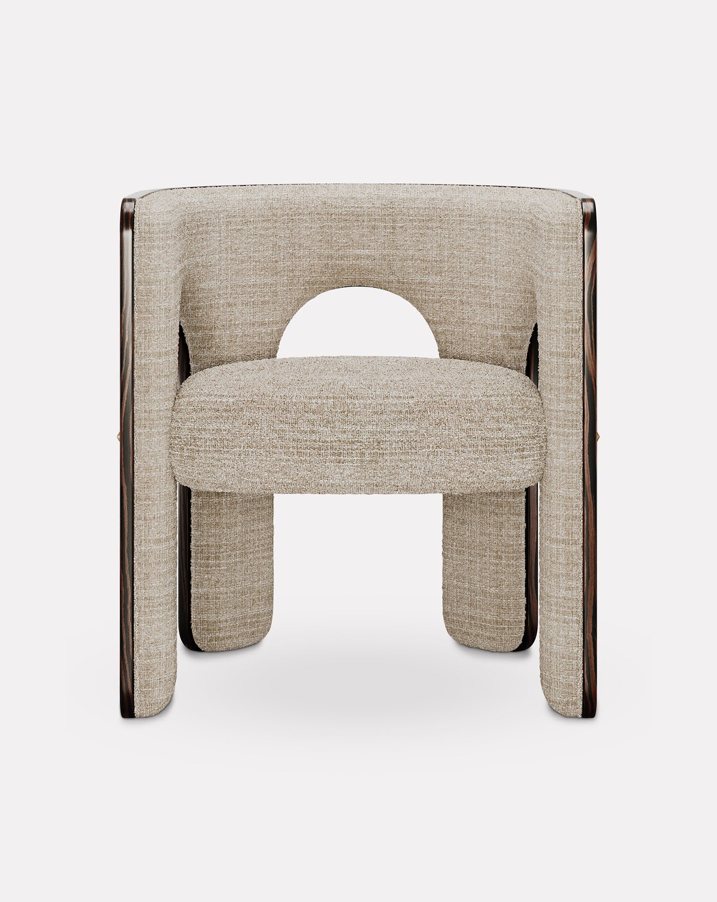 Robusta Brushed Brass Chair