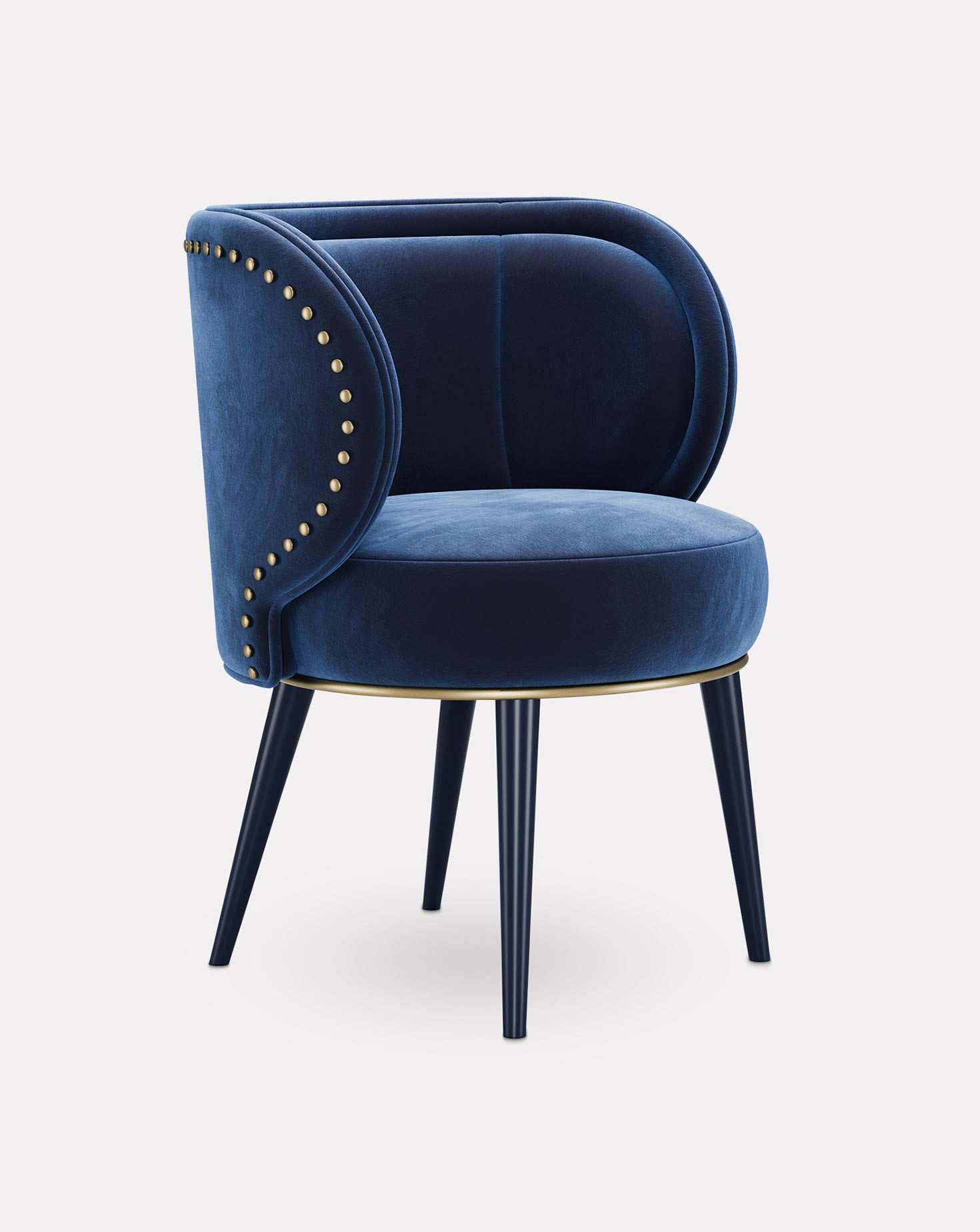 Valentina Brushed Brass Chair